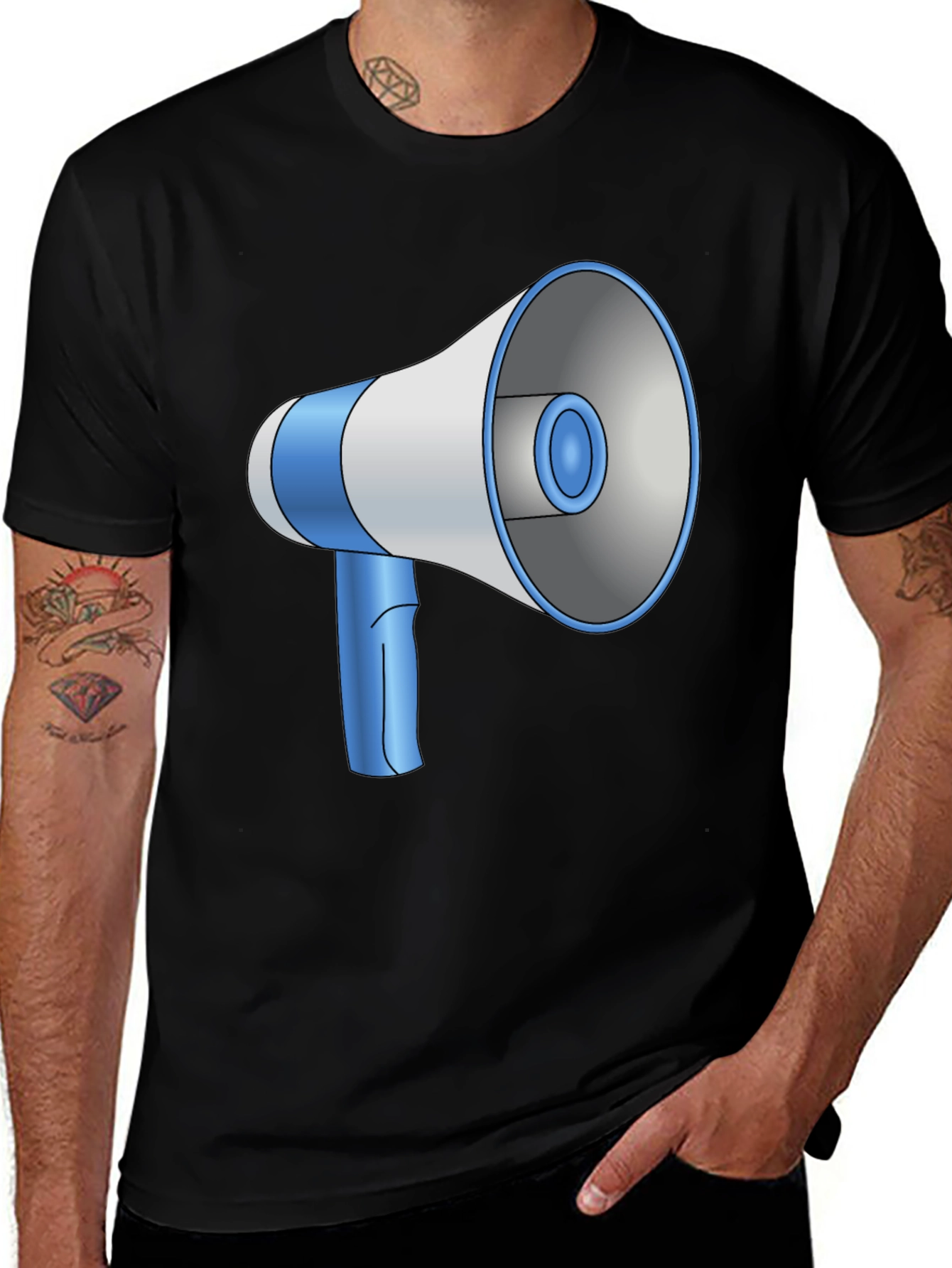 Variant 15 of Megaphone Graphic Tee - Loud & Proud!