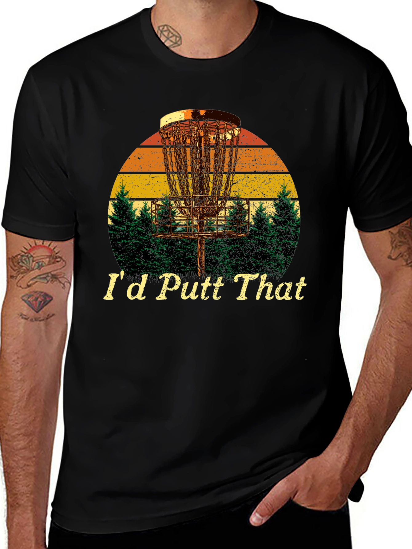 I'd Putt That Golf Disc T-Shirt