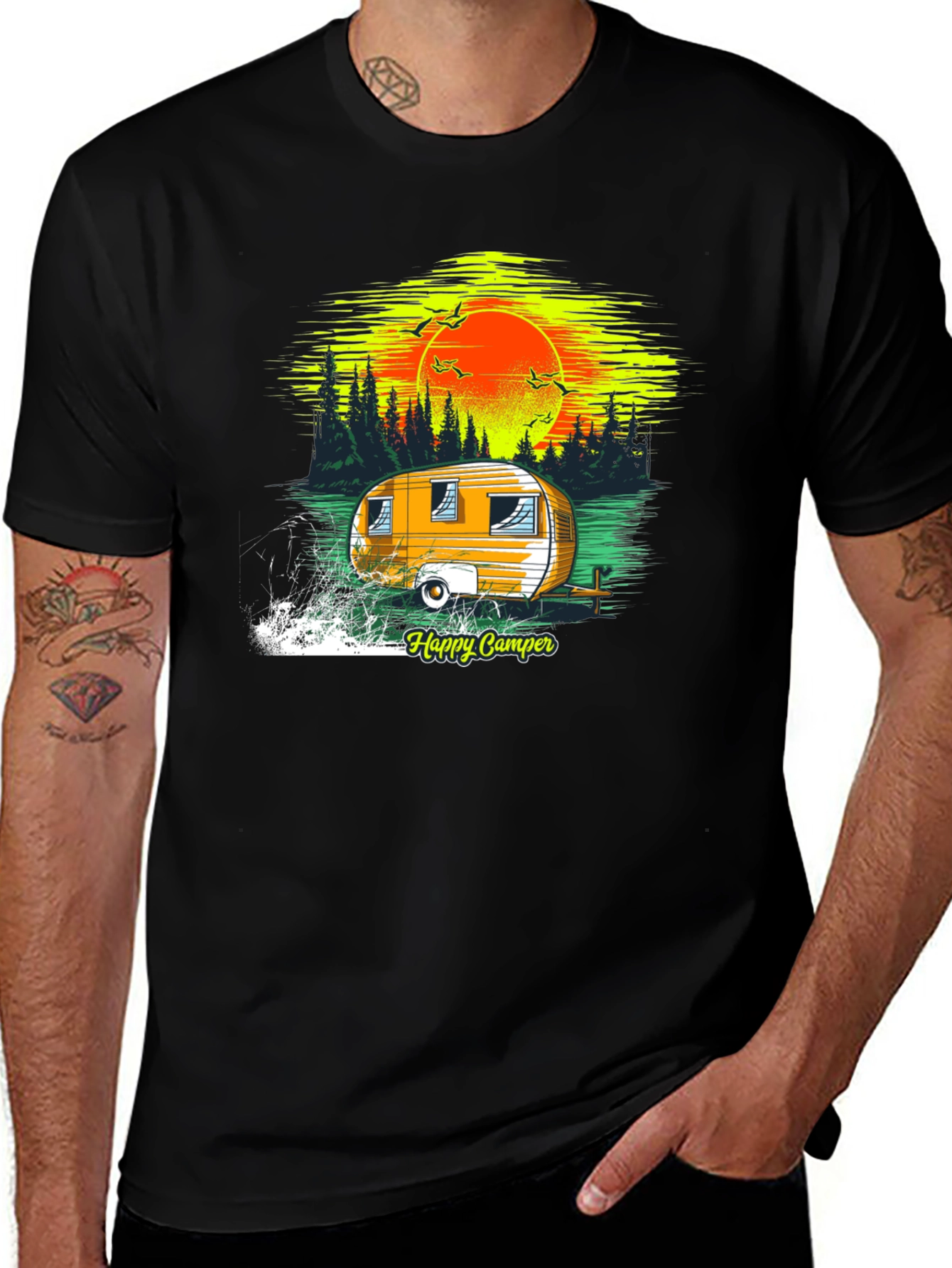 Variant 30 of Happy Camper Graphic T-Shirt