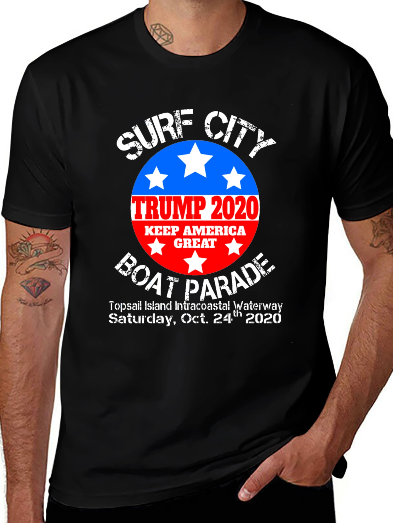Surf City Trump 2020 Boat Parade T-Shirt