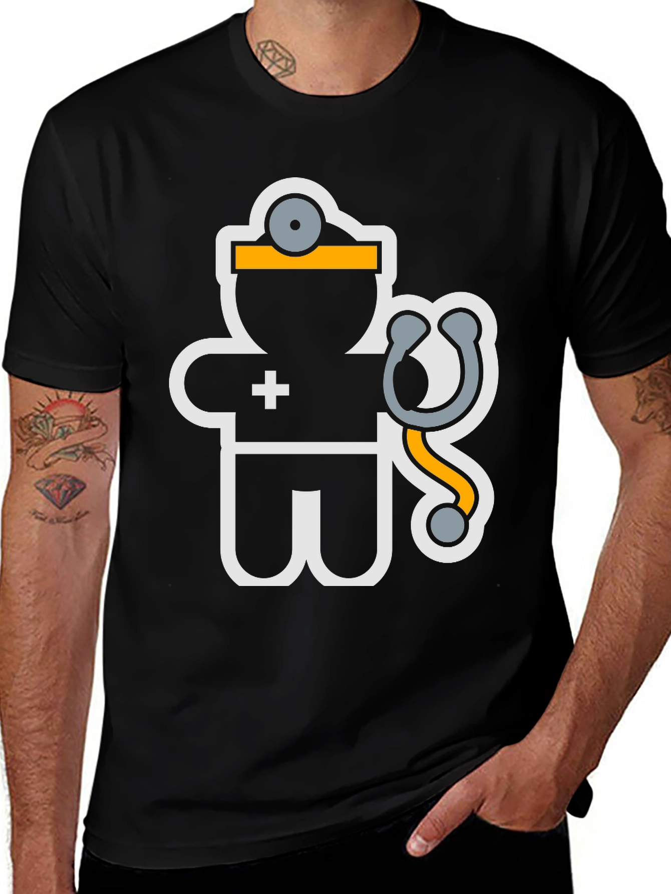 Variant 13 of Doctor Graphic T-Shirt - Healthcare Hero Tee