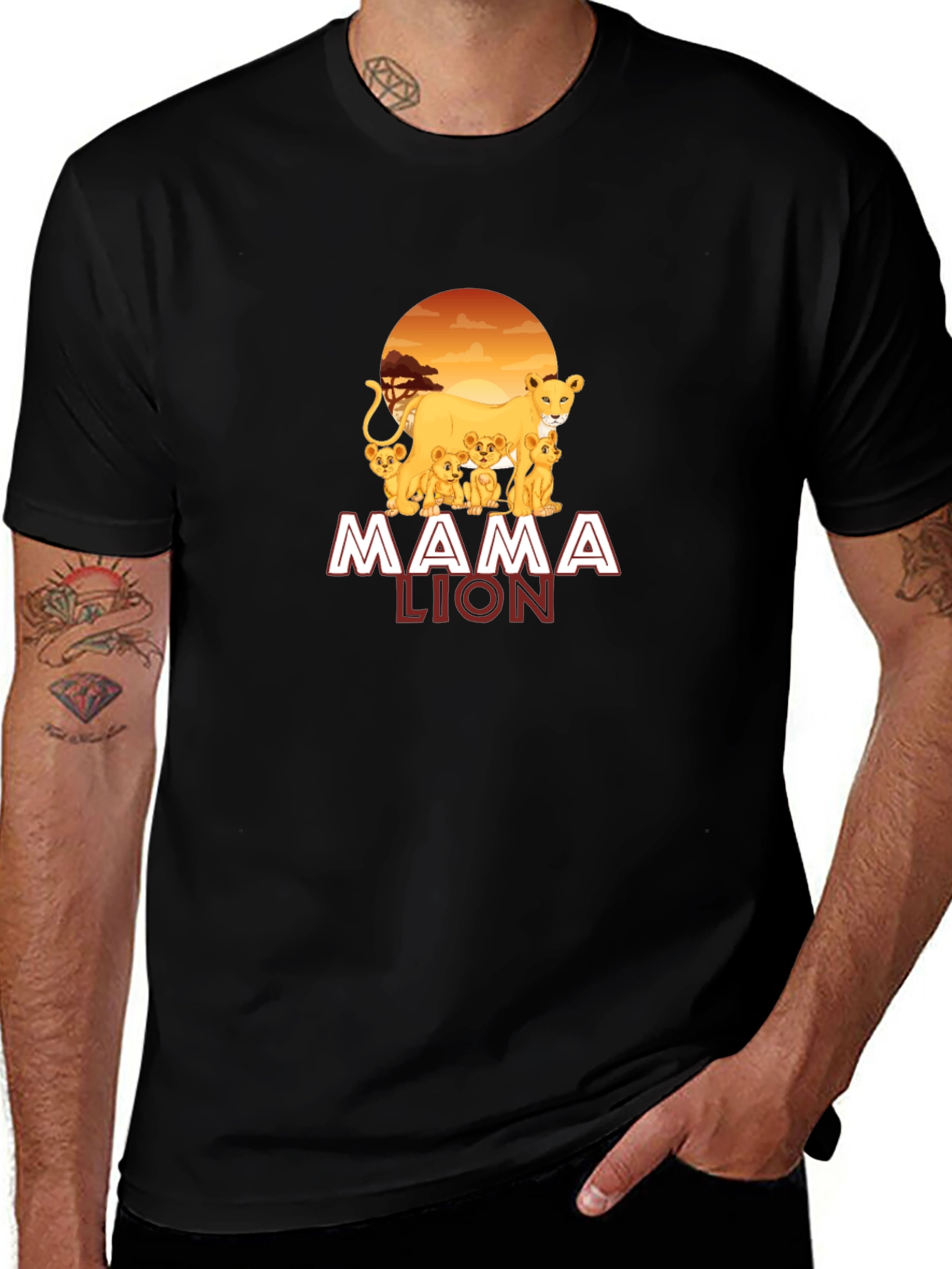 Variant 14 of Mama Lion Graphic T-Shirt