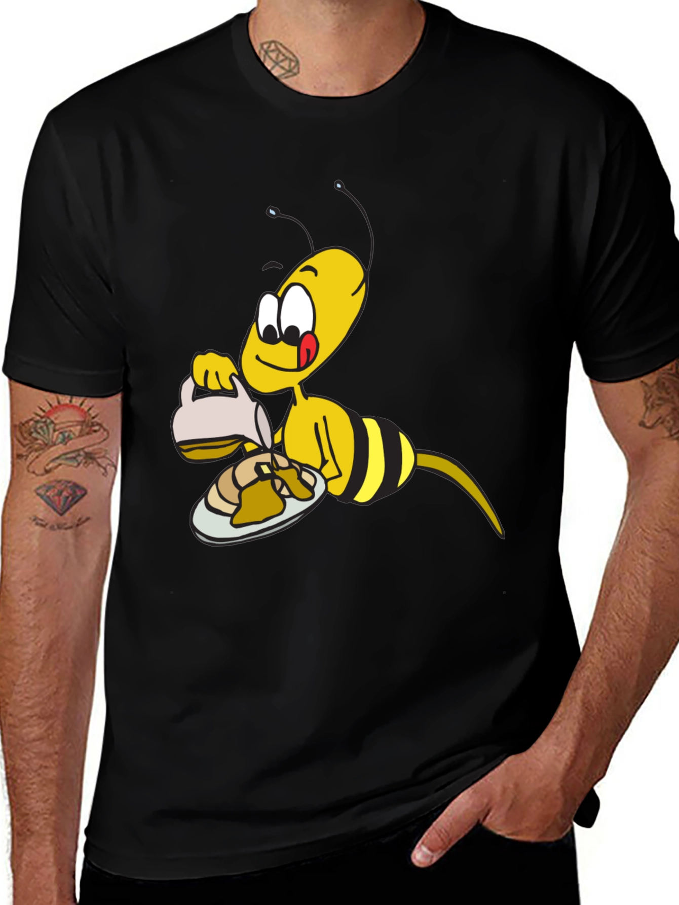 Variant 22 of Cartoon Bee T-Shirt