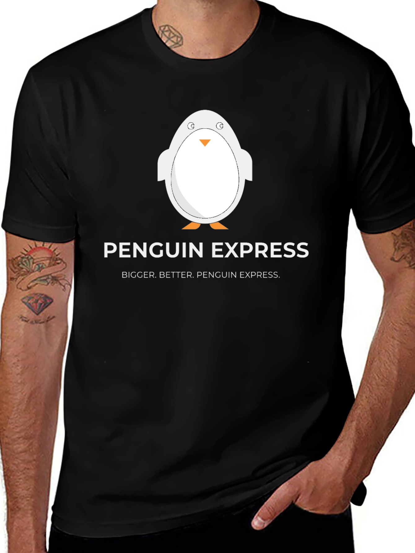 Variant 10 of Penguin Express Graphic T-Shirt - Bigger, Better