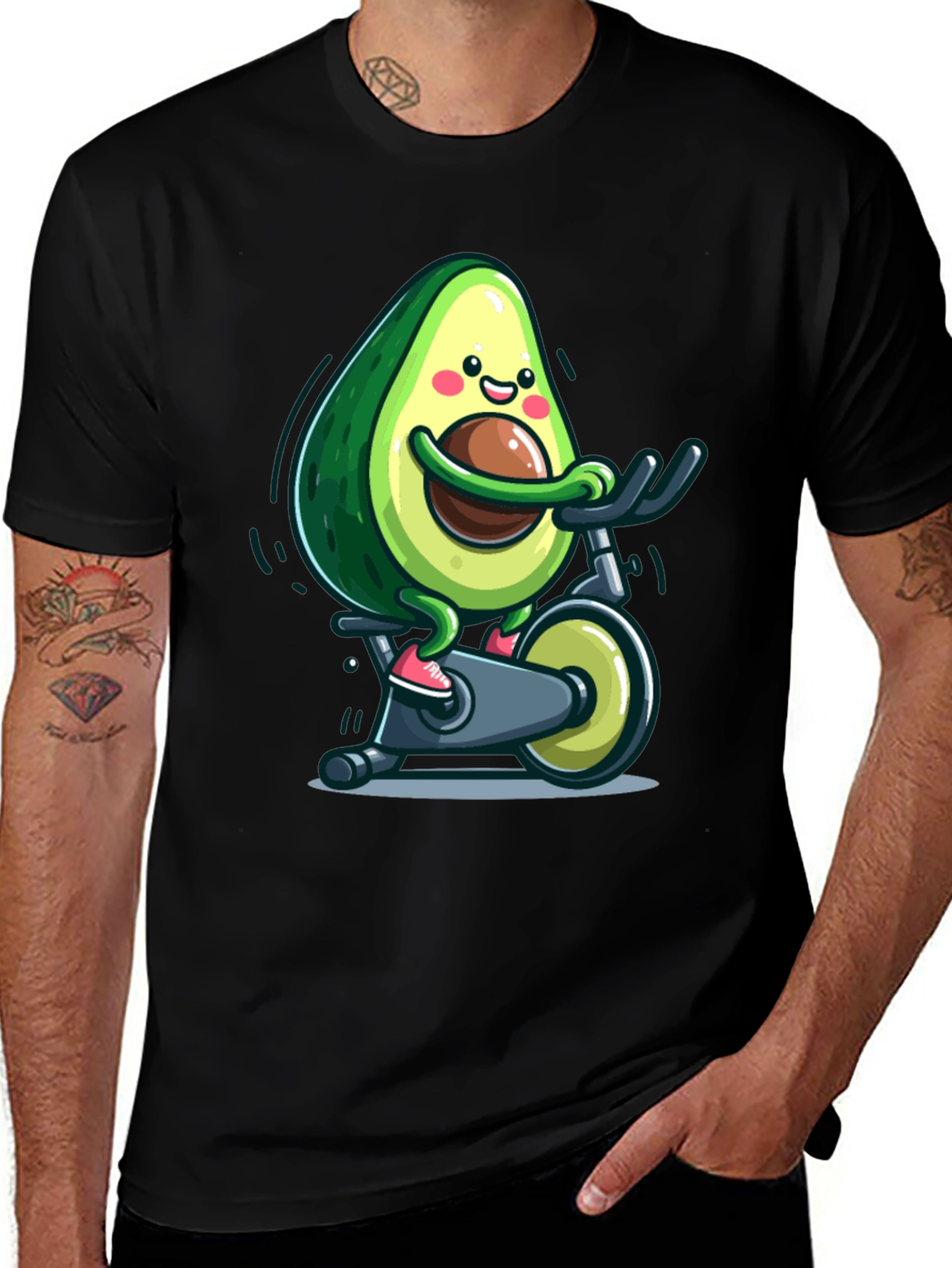 Variant 16 of Funny Avocado Gym T-Shirt