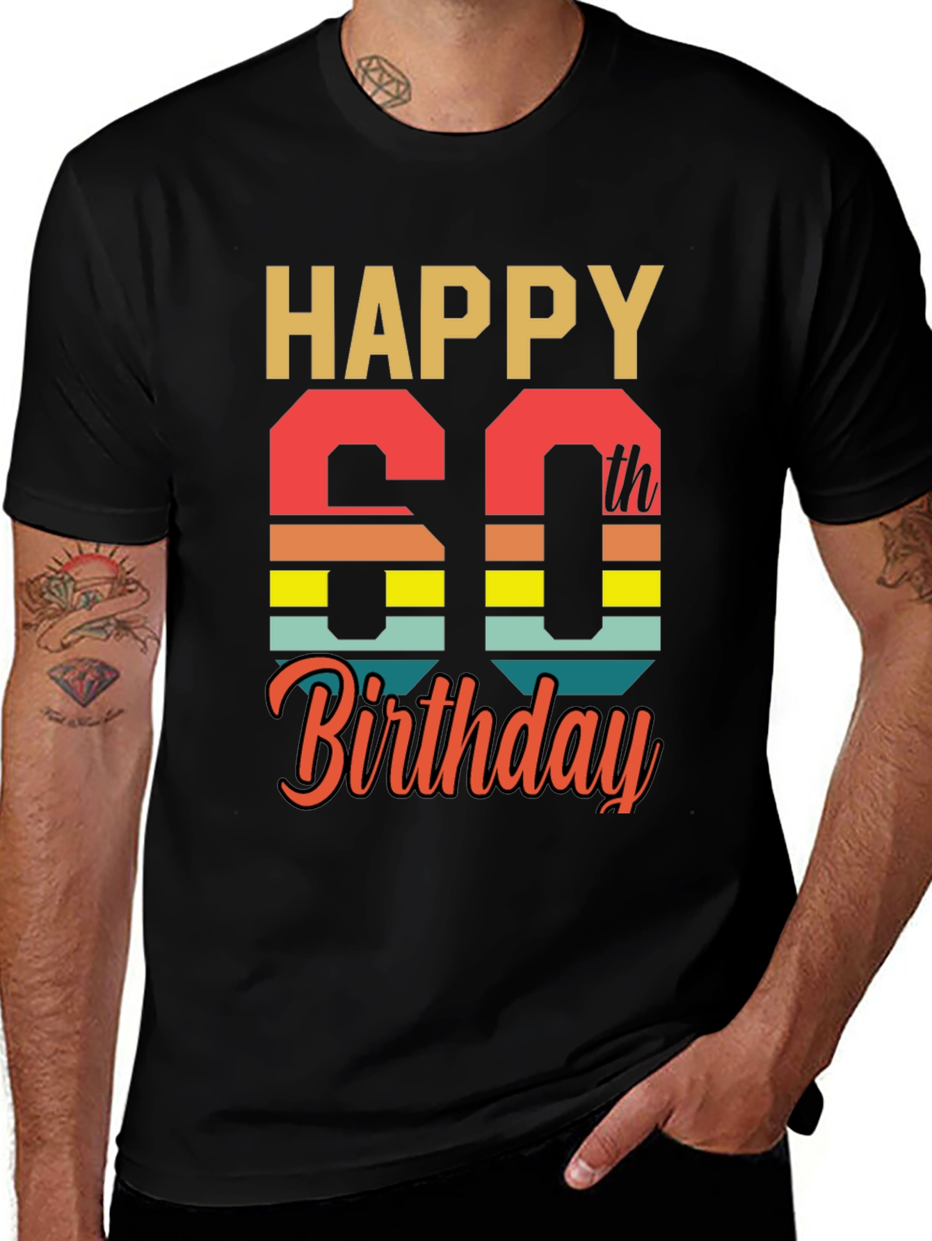 Variant 20 of Happy 60th Birthday Graphic Tee