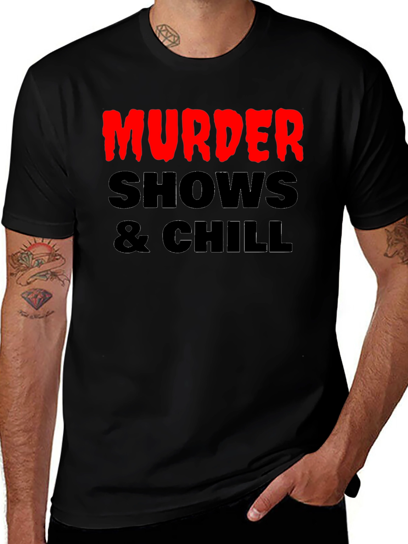 Variant 13 of Murder Shows & Chill Graphic Tee