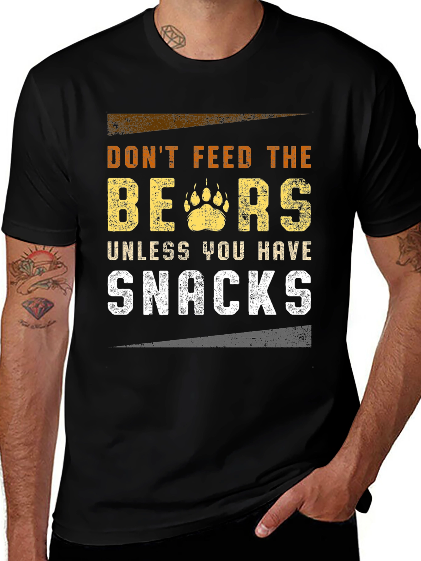 Variant 25 of Don't Feed The Bears T-Shirt - Snack Included