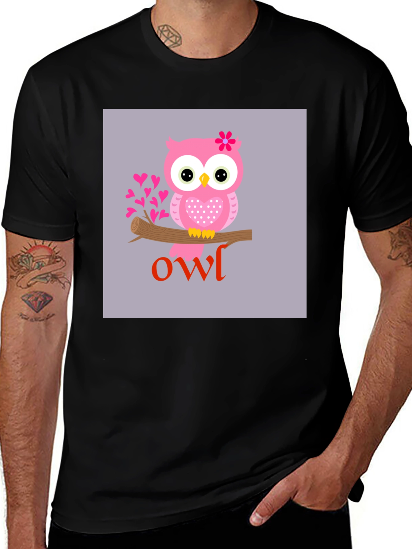 Variant 23 of Cute Owl Graphic T-Shirt - Unisex Style