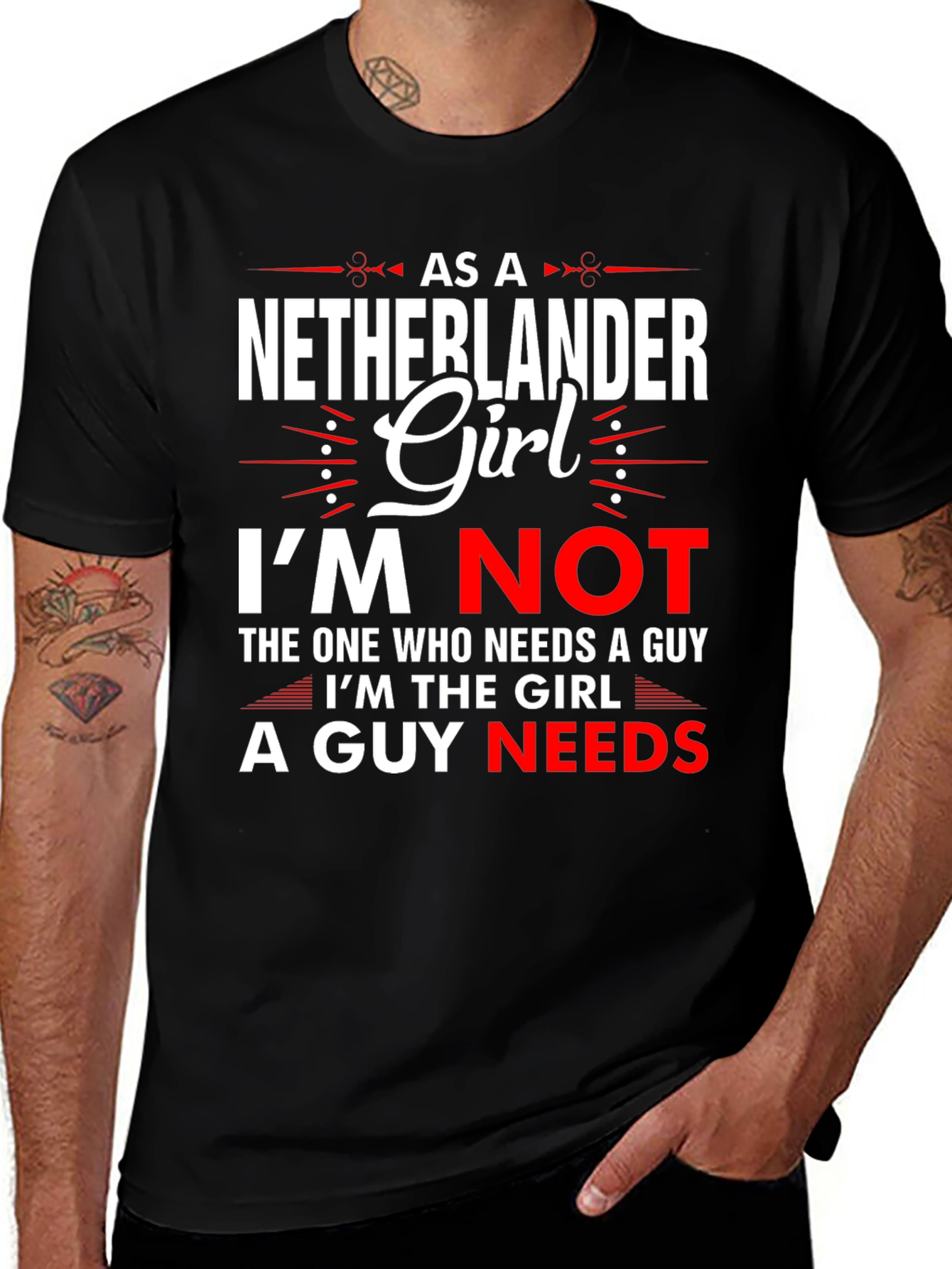 Netherlander Girl T-Shirt - Independent Woman's Tee