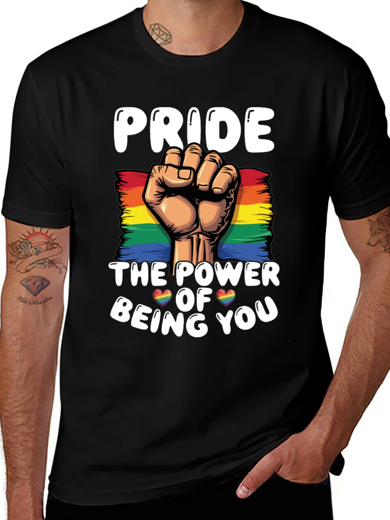 Pride Power T-Shirt - LGBTQ+ Equality