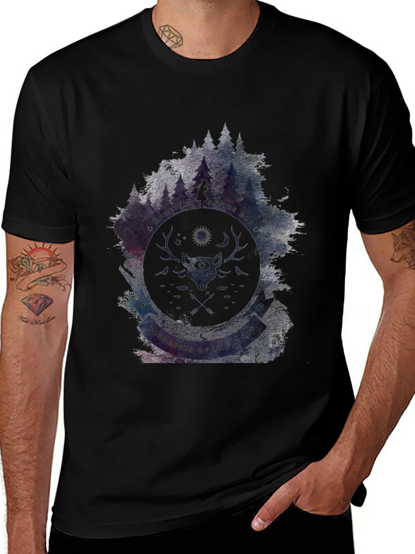 Variant 27 of Wanderers of the Night Graphic Tee