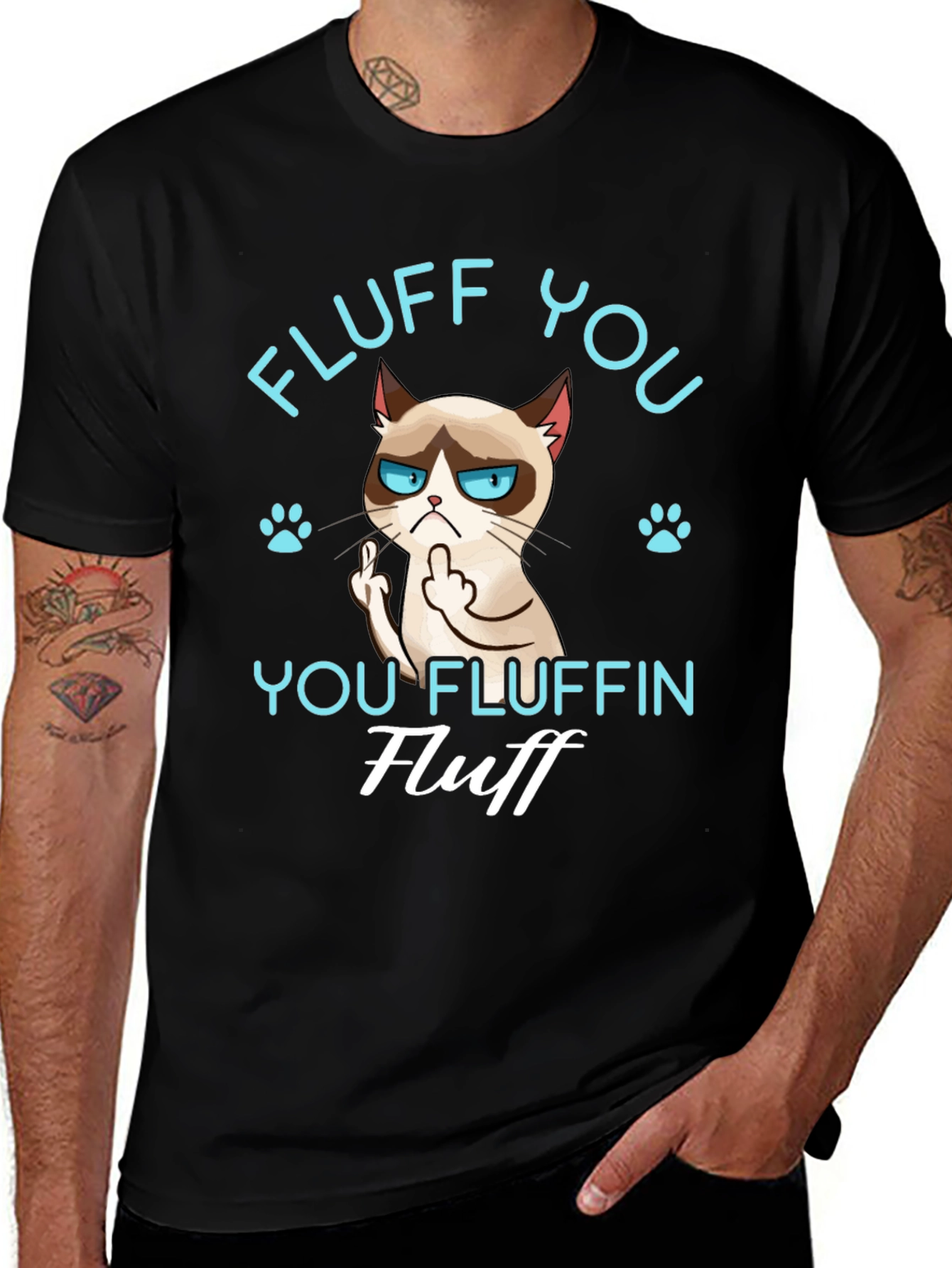 Variant 11 of Fluff You Grumpy Cat Graphic T-Shirt