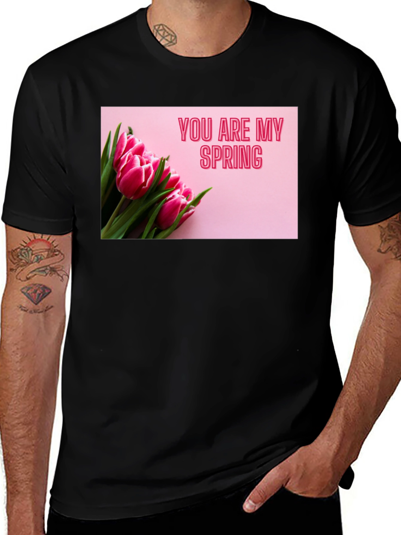 Floral Spring Graphic Tee - You Are My Spring