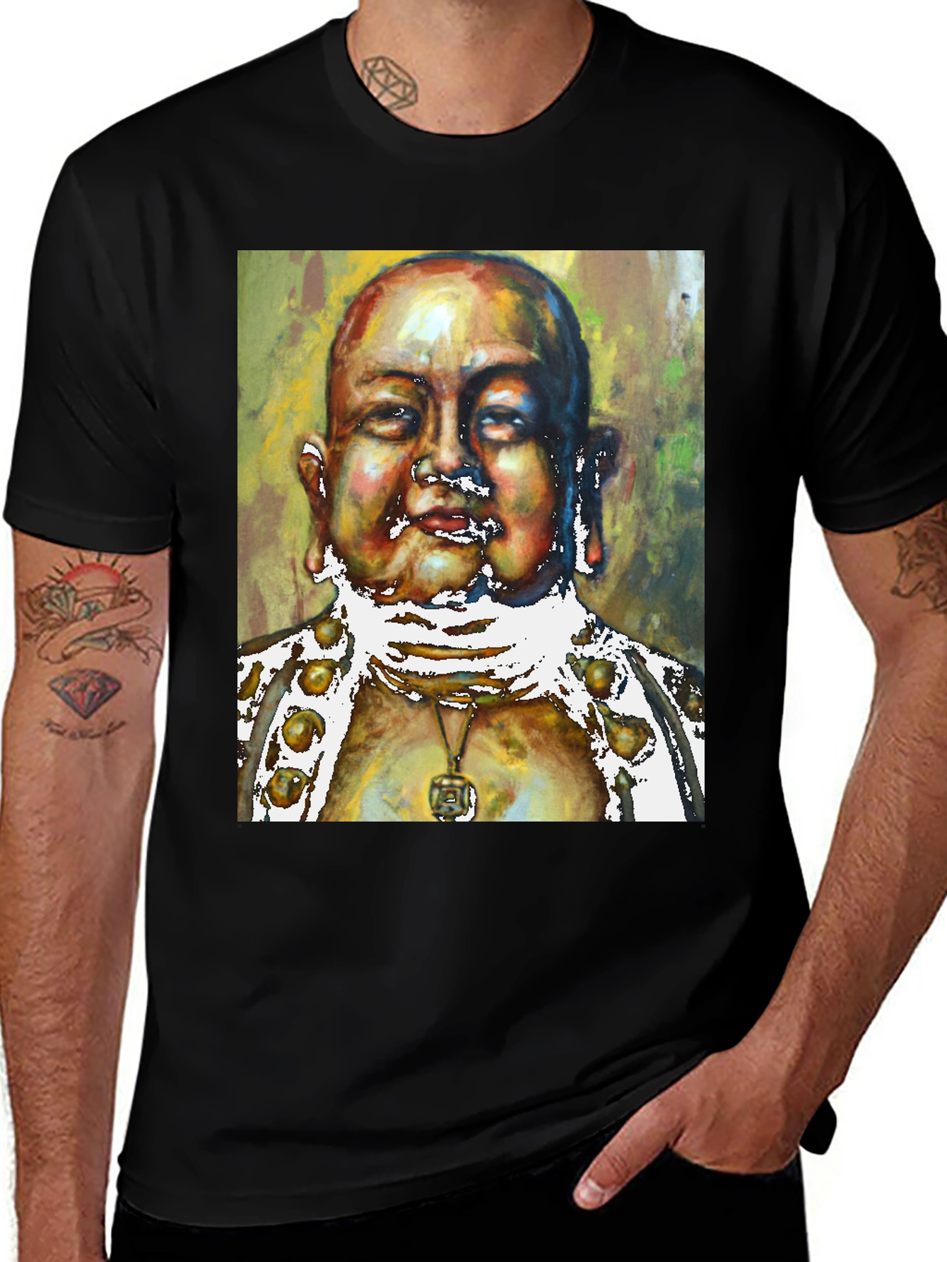 Buddha Graphic T-Shirt - Unique Artistic Design