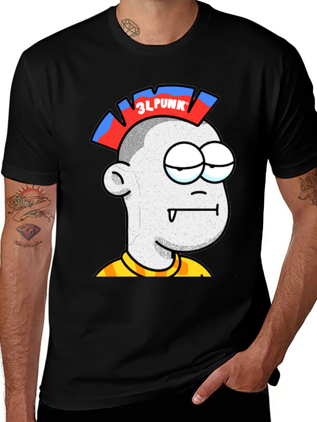 Variant 25 of 3LPUNK Cartoon Graphic Tee