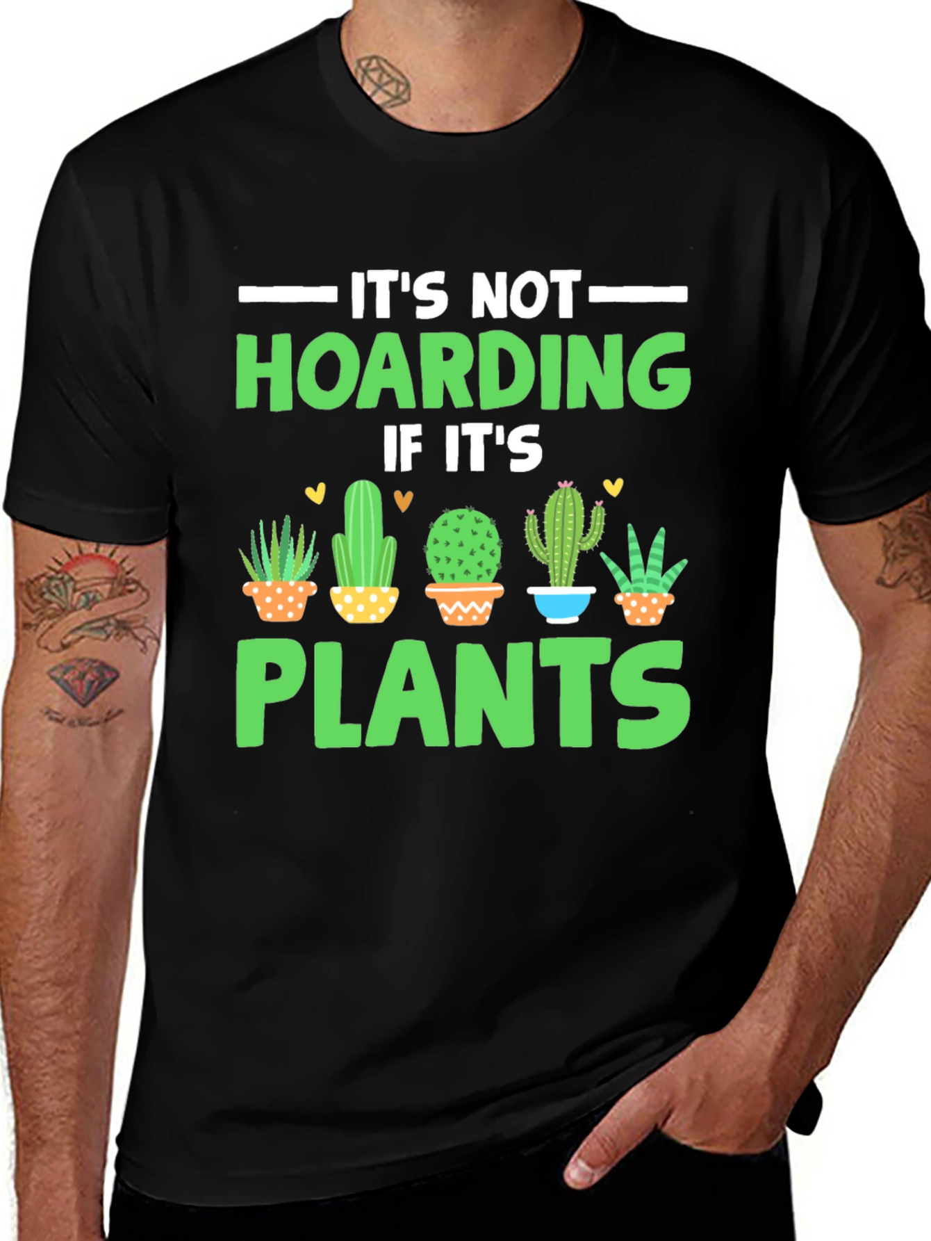 Variant 20 of It's Not Hoarding Plants T-Shirt
