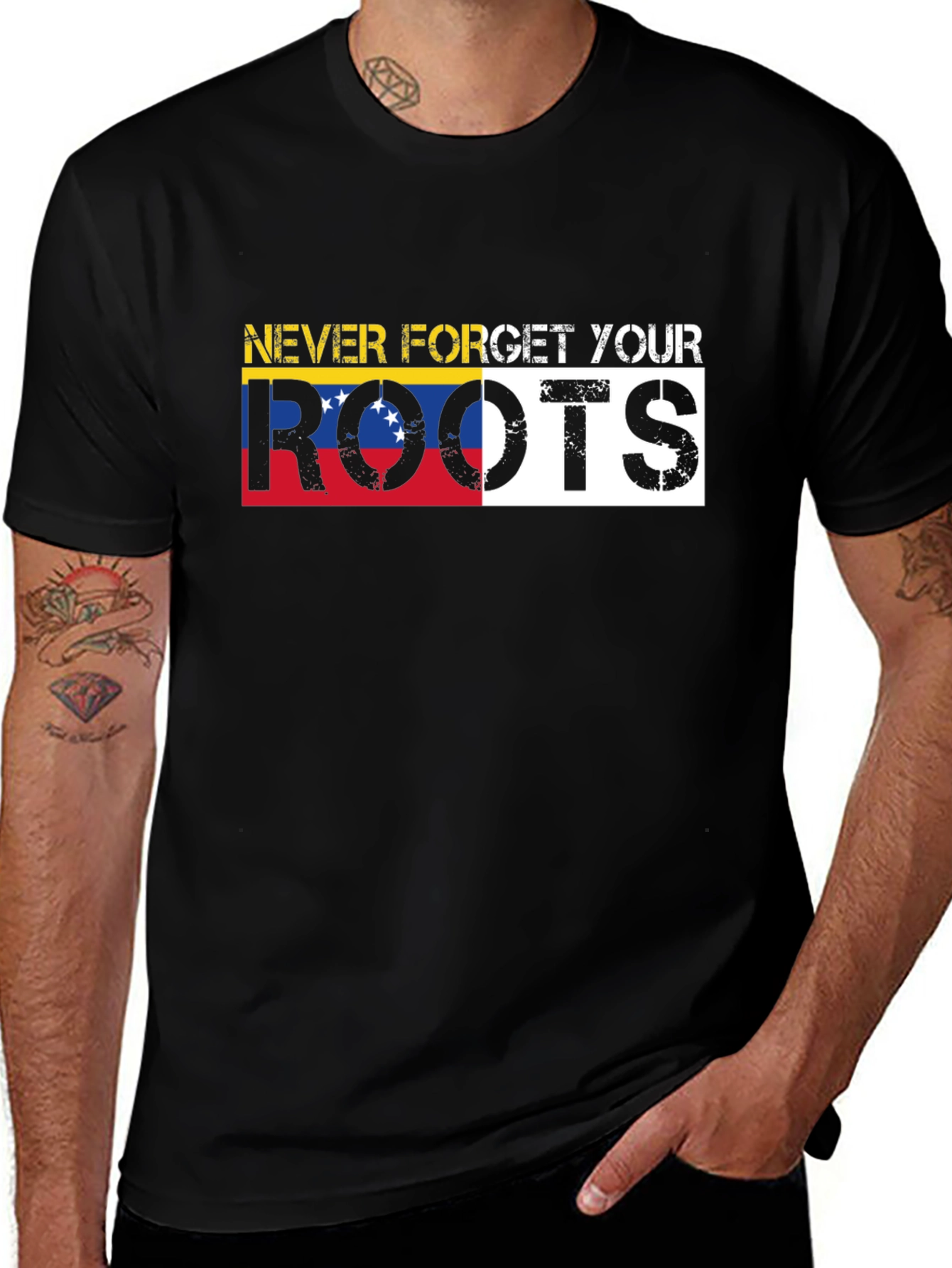 Variant 29 of Never Forget Your Roots Graphic Tee