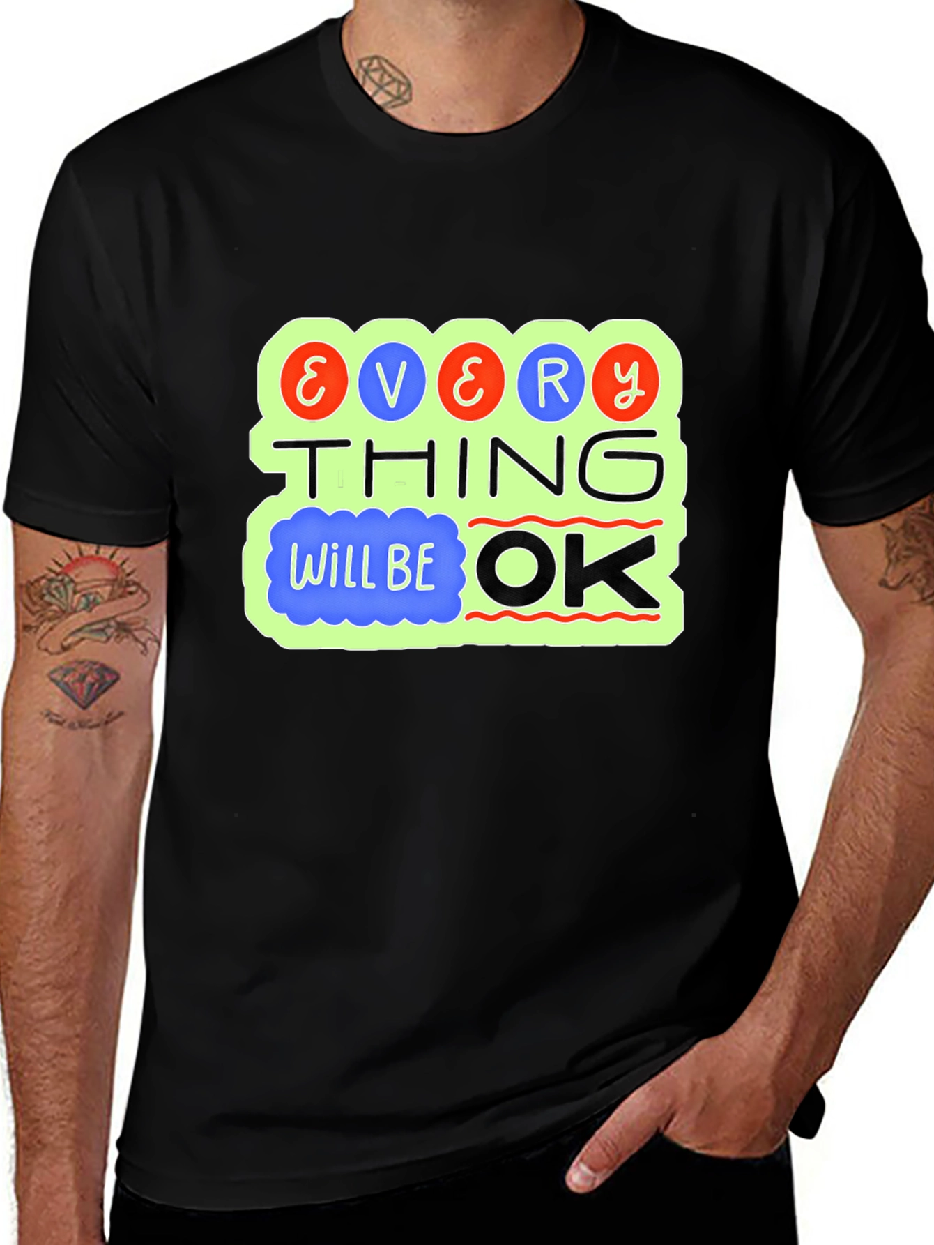 Variant 13 of Everything Will Be OK Graphic T-Shirt
