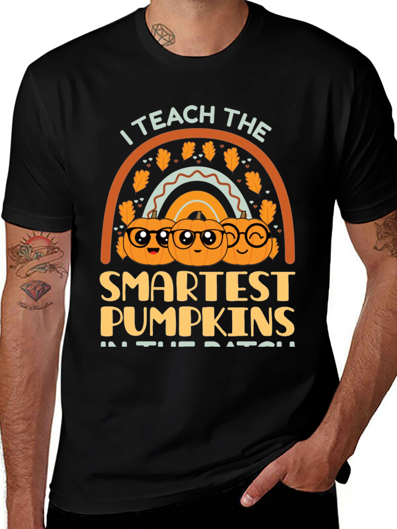 Variant 12 of Teacher's Smartest Pumpkins Halloween T-Shirt