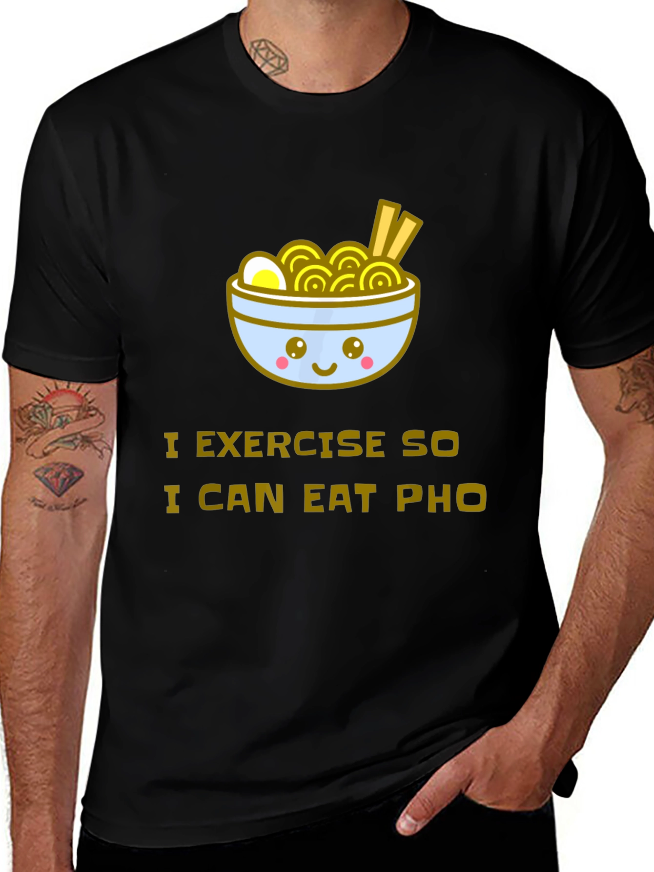 Eat Pho T-Shirt - Exercise Motivation Tee