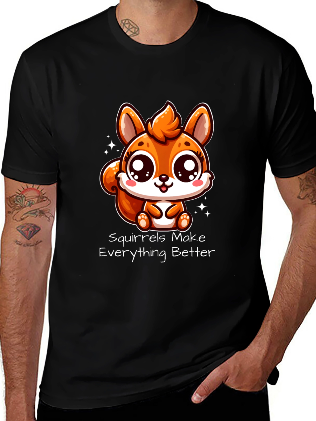 Variant 8 of Squirrels Make Everything Better Graphic T-Shirt