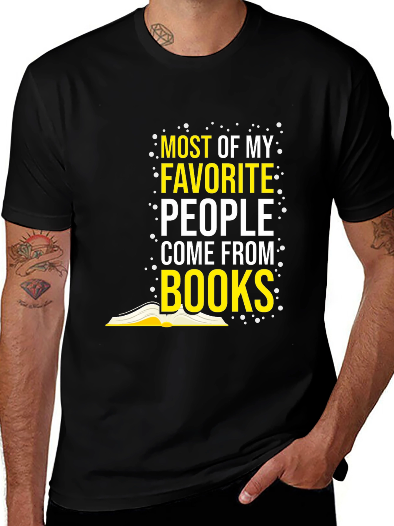 Variant 29 of Book Lover T-Shirt - Favorite People Come From Books