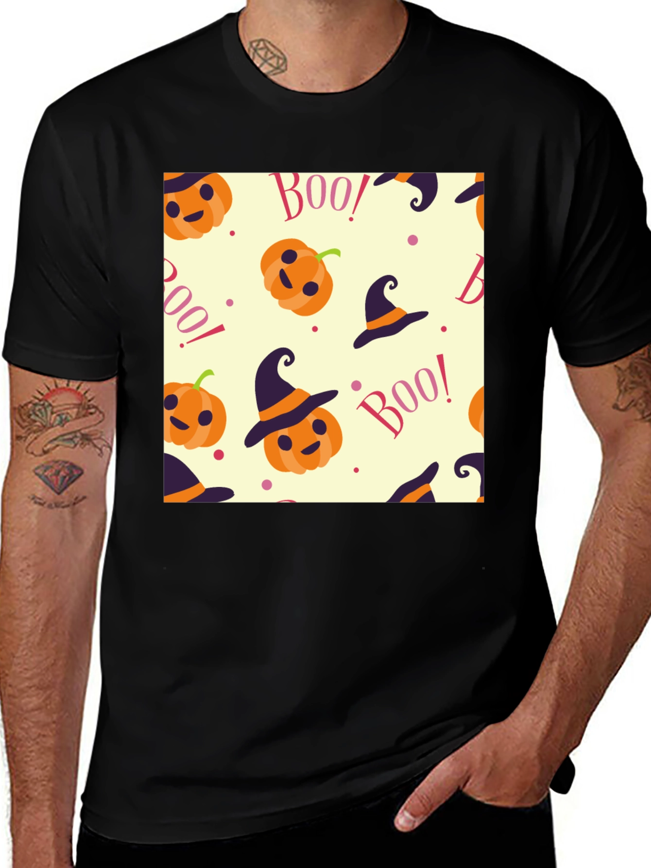Variant 11 of Halloween Pumpkin Boo T-Shirt