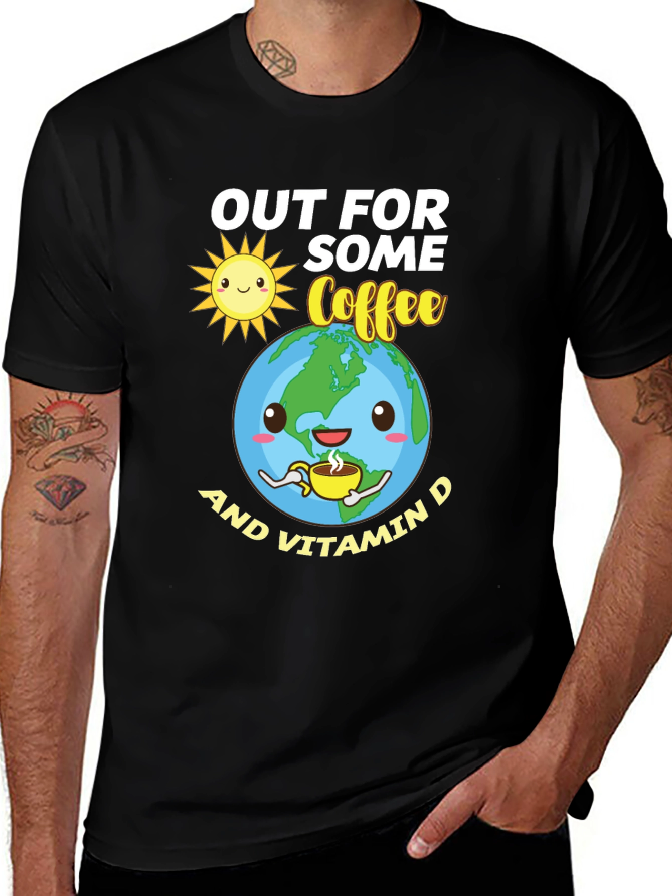 Variant 11 of Out for Some Coffee and Vitamin D T-Shirt