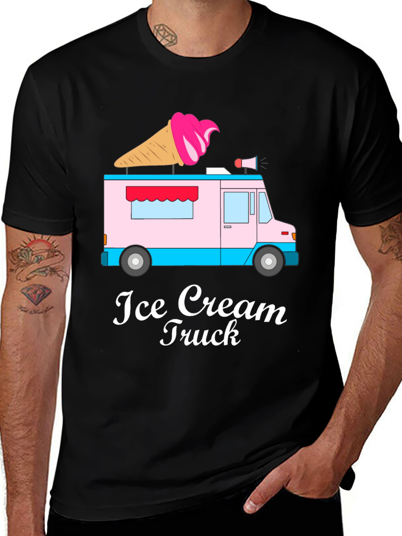 Variant 11 of Ice Cream Truck Graphic Tee