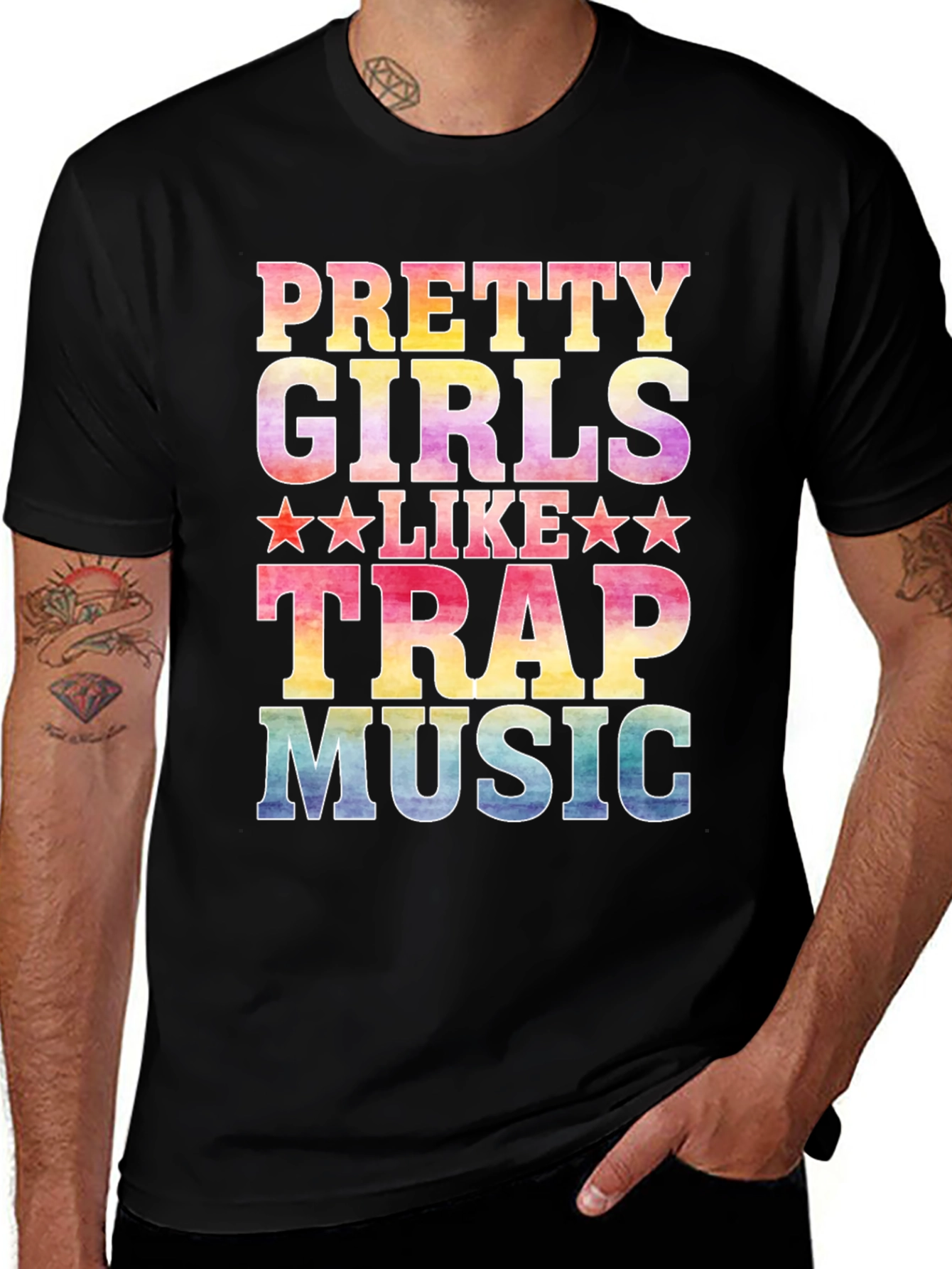 Variant 8 of Pretty Girls Like Trap Music T-Shirt