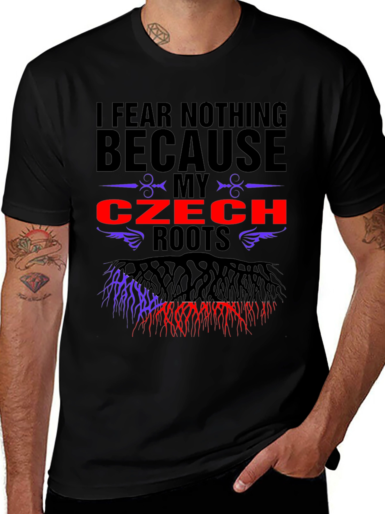 Czech Roots T-Shirt - I Fear Nothing