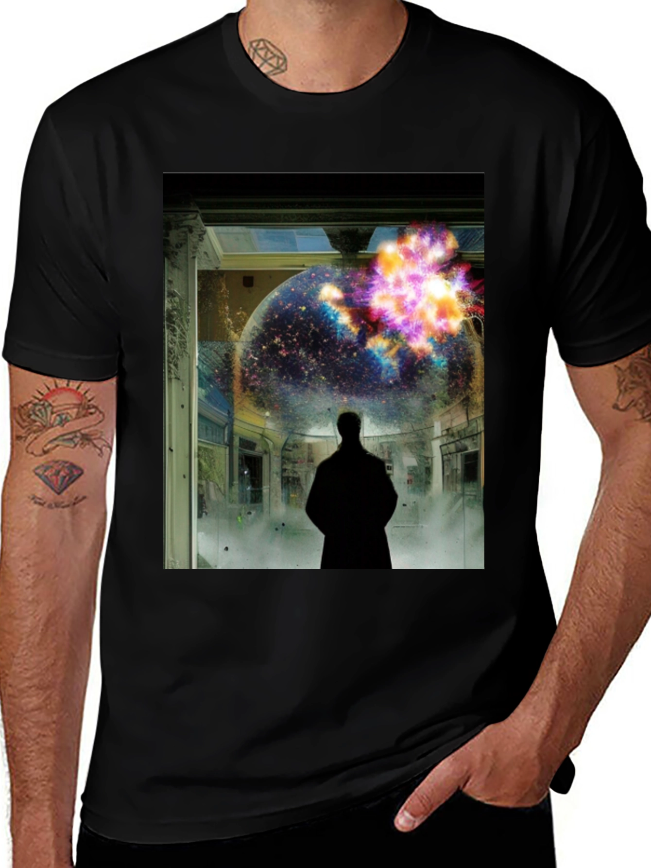 Variant 24 of Cosmic Explosion Graphic T-Shirt