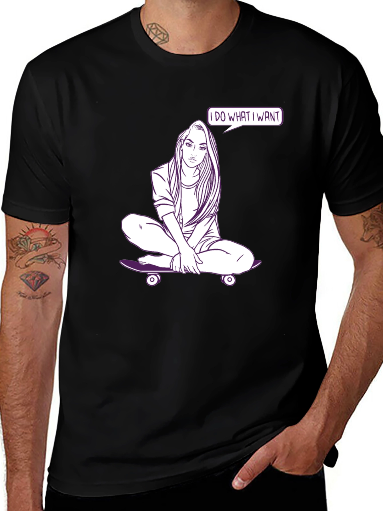 Variant 6 of I Do What I Want Graphic T-Shirt