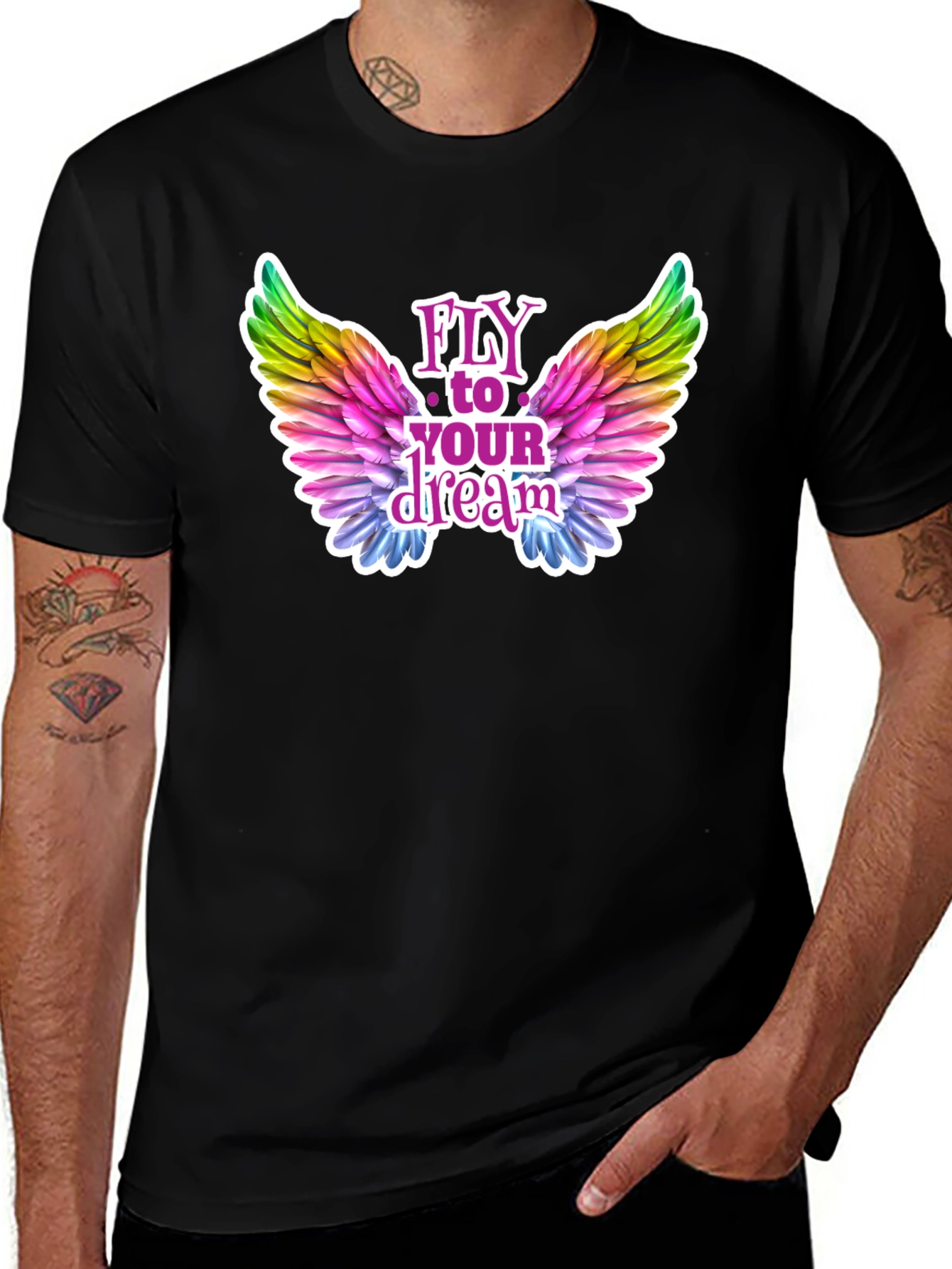 Fly To Your Dream Graphic T-Shirt