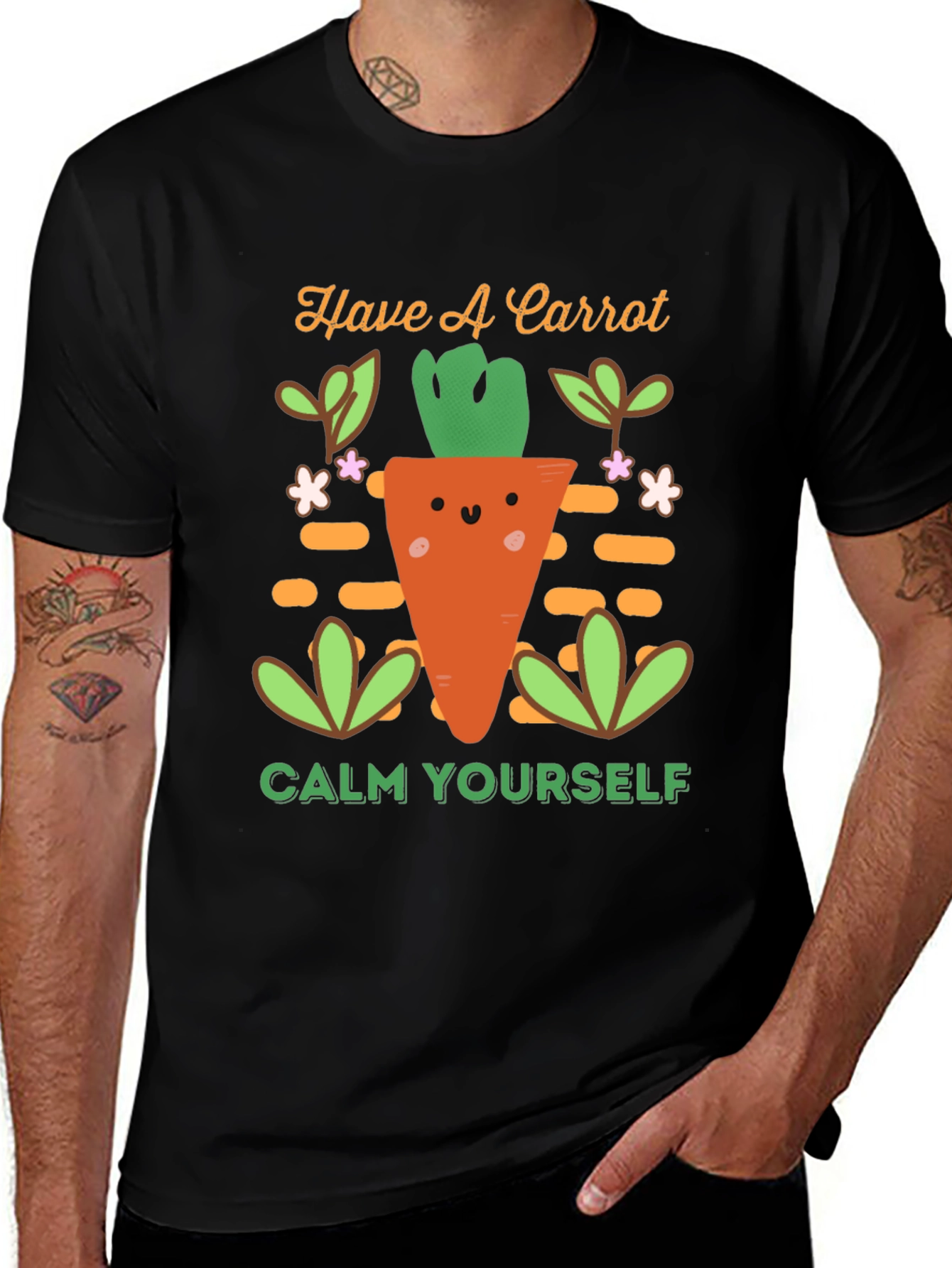 Variant 29 of Have a Carrot T-Shirt - Calm Yourself