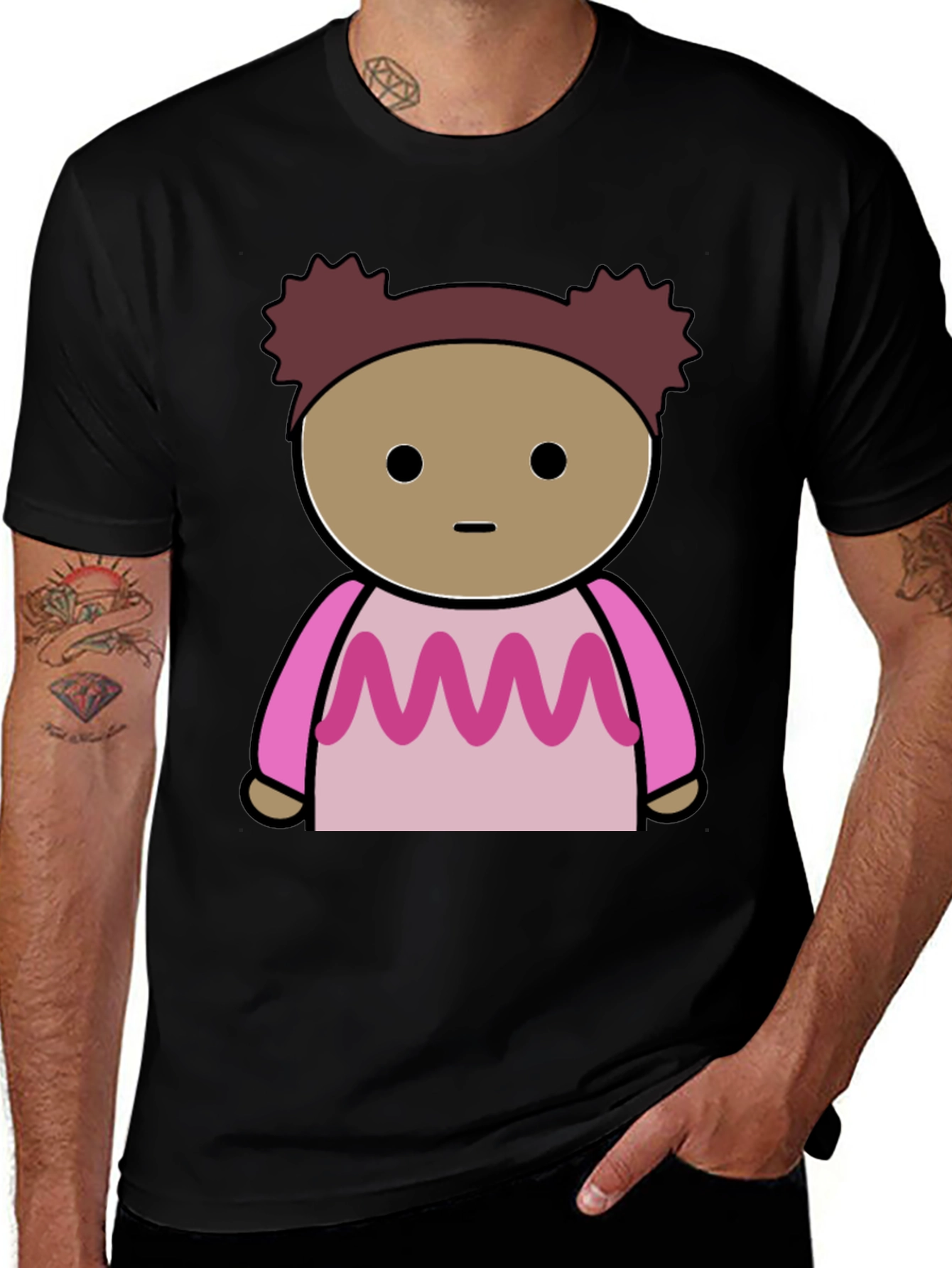 Variant 17 of Cartoon Character Graphic Tee - Fun & Stylish