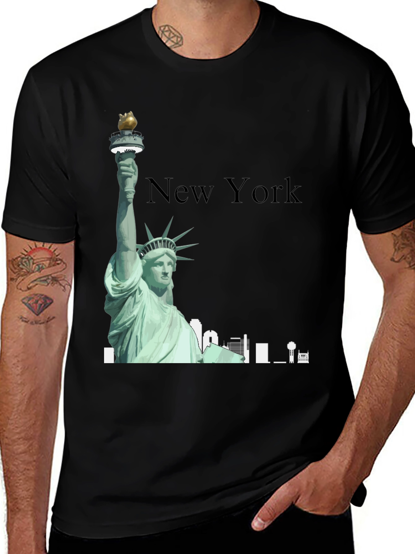 Variant 26 of New York Statue of Liberty Graphic Tee