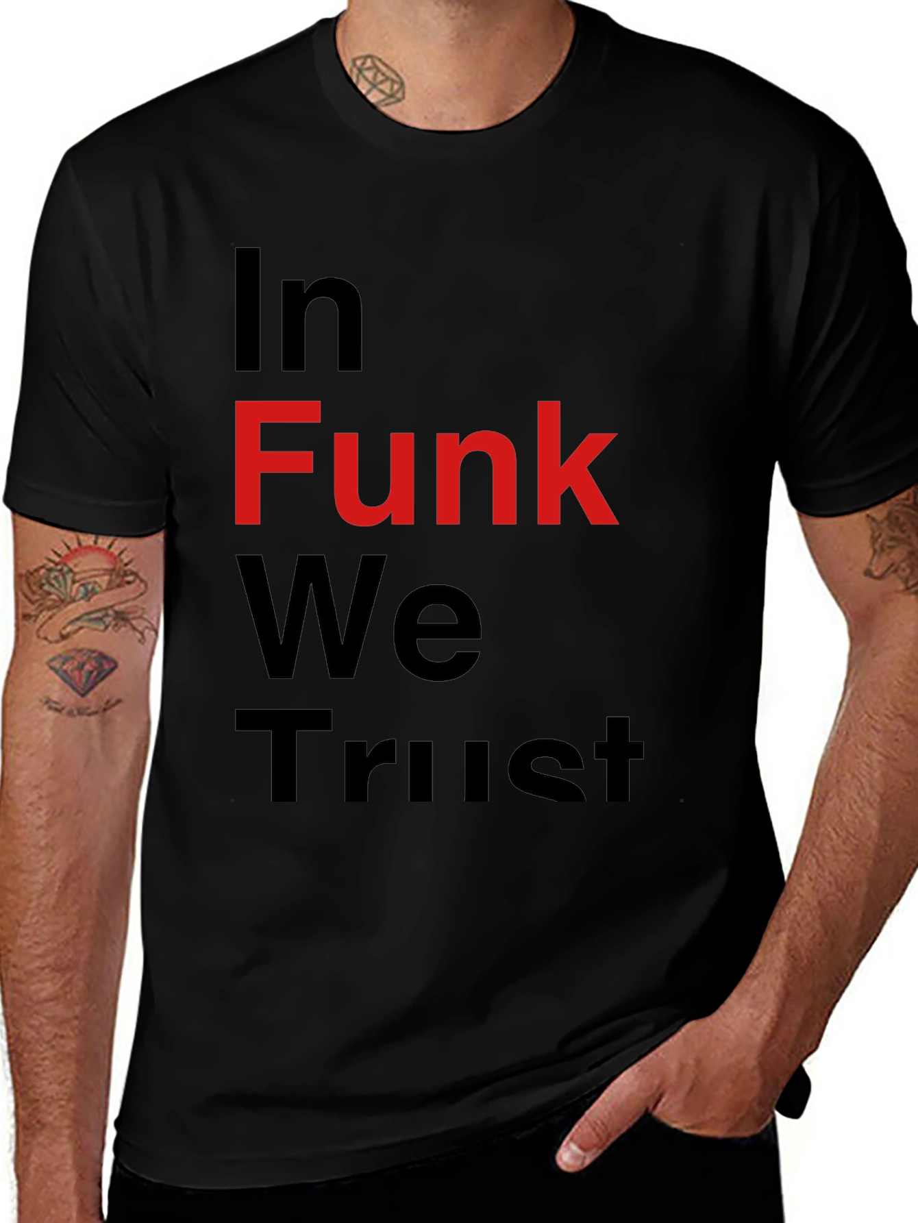 Variant 19 of In Funk We Trust Black Graphic T-Shirt