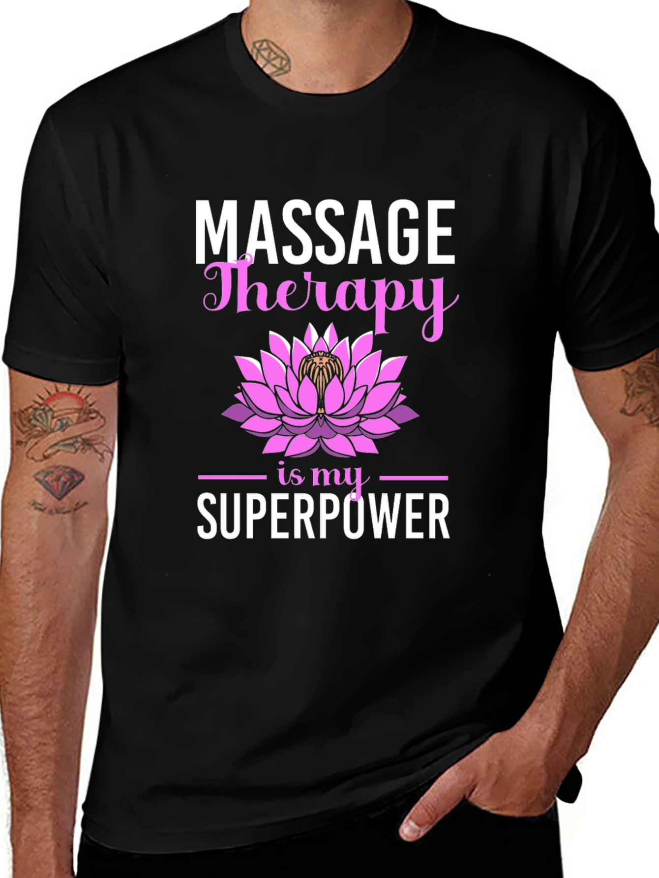 Variant 12 of Massage Therapy Superpower T-Shirt