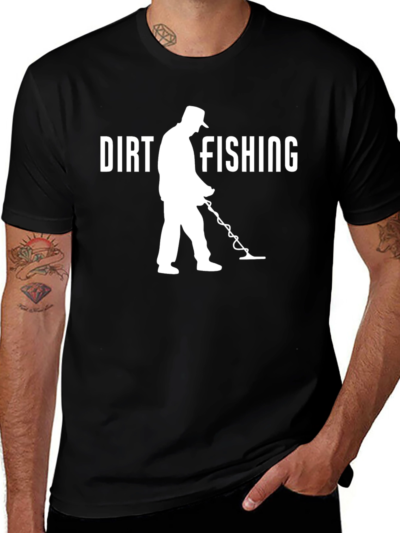 Variant 19 of Dirt Fishing Metal Detecting T-Shirt