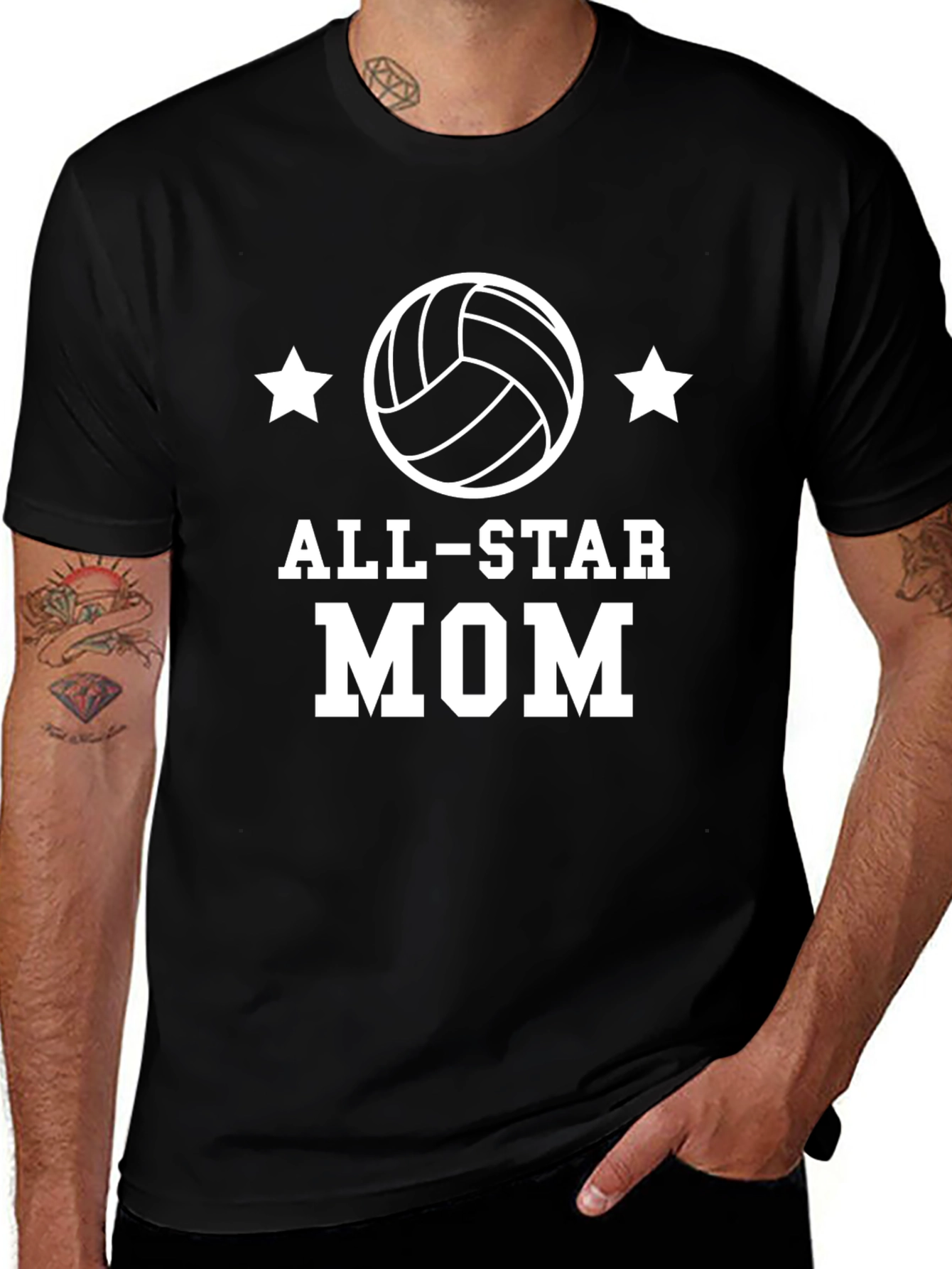 Variant 29 of All-Star Mom Volleyball T-Shirt