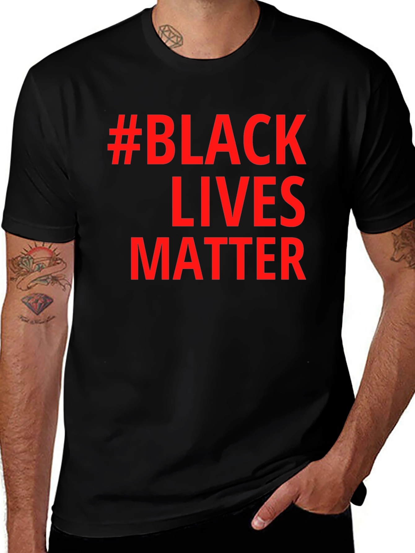 Variant 20 of Black Lives Matter Statement T-Shirt