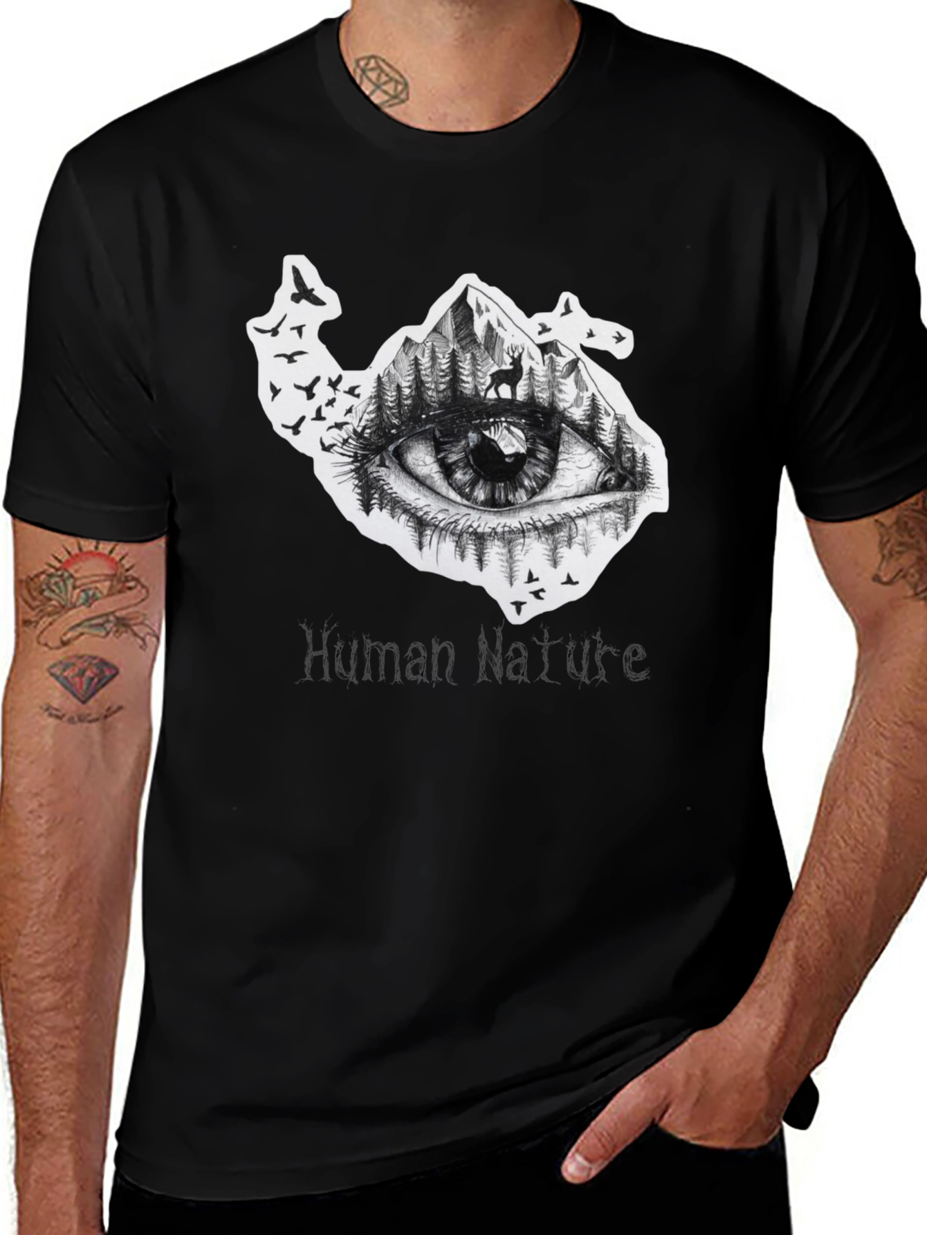 Eye of Nature Graphic Print Tee