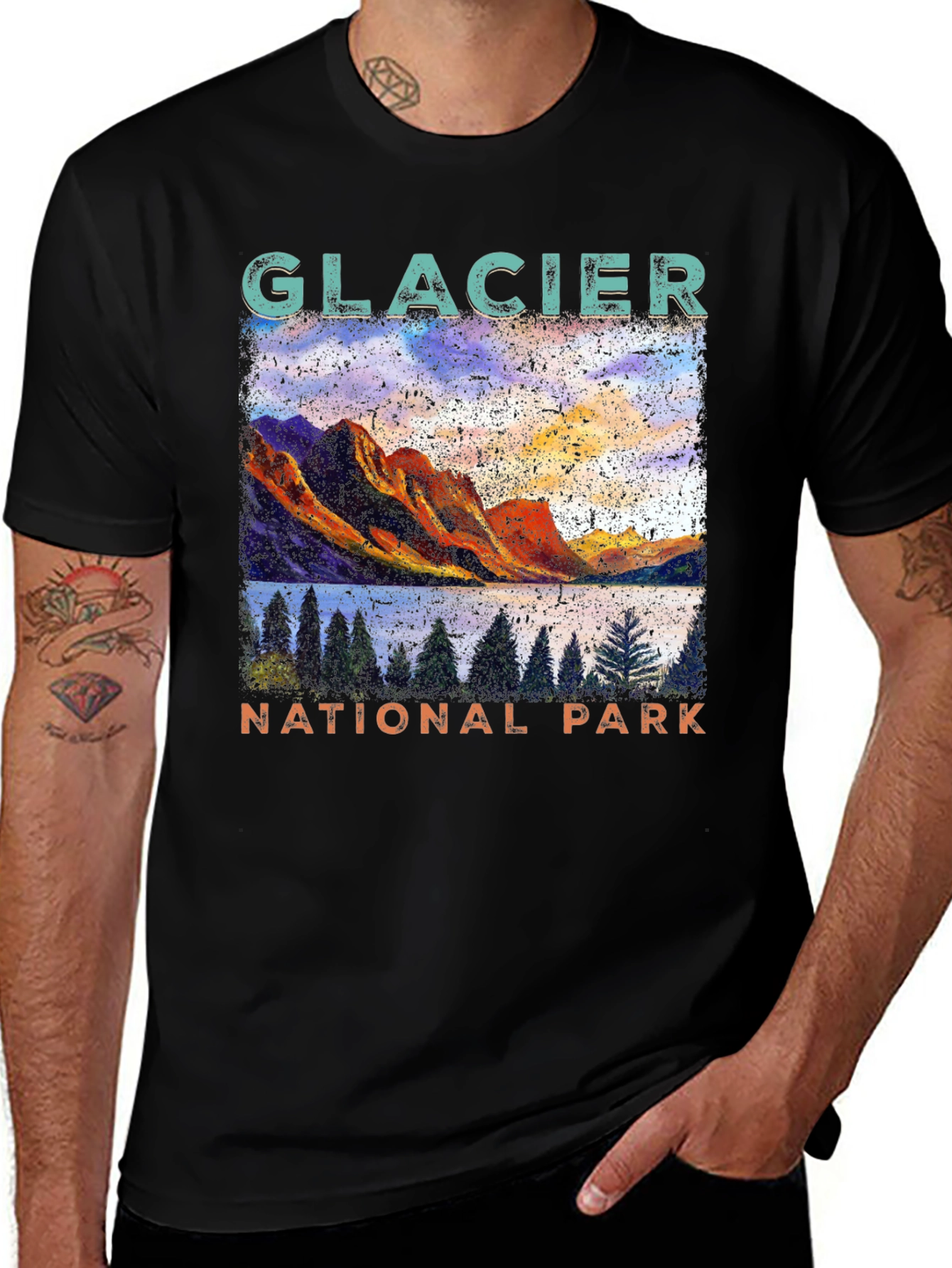 Glacier National Park Graphic Tee