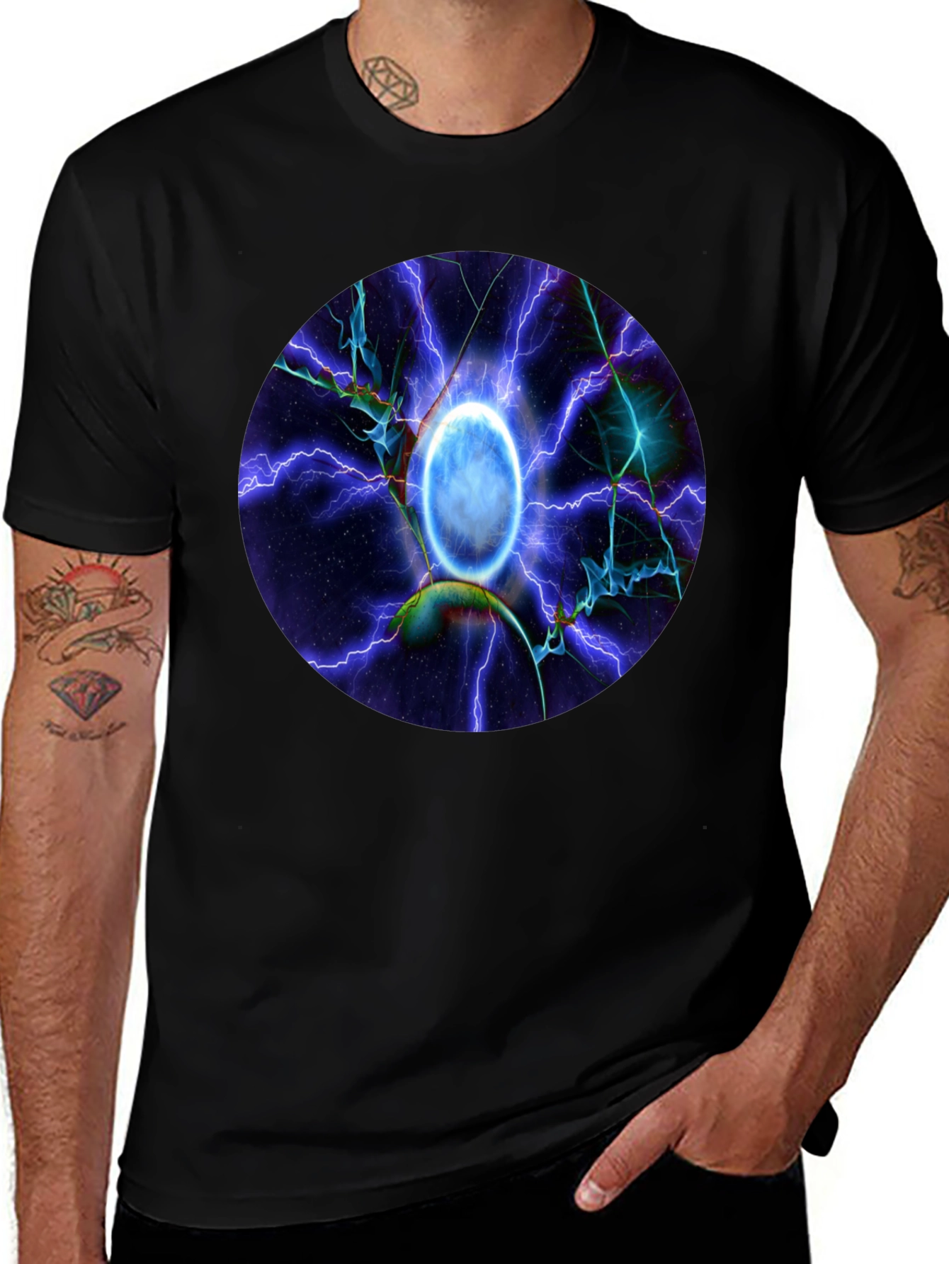 Variant 29 of Cosmic Portal T-Shirt - Sci-Fi Style