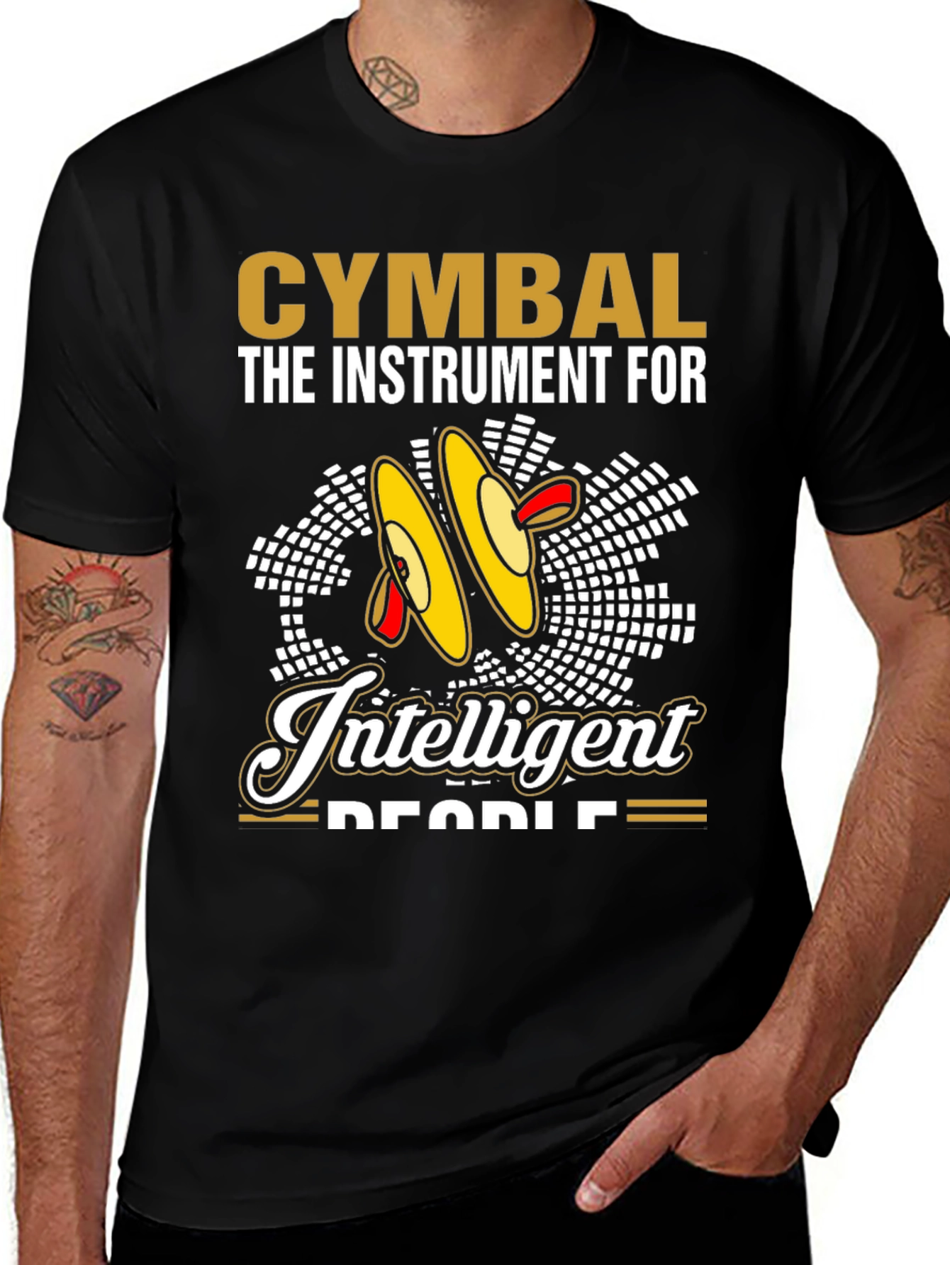 Variant 14 of Cymbal Instrument for Intelligent People T-Shirt