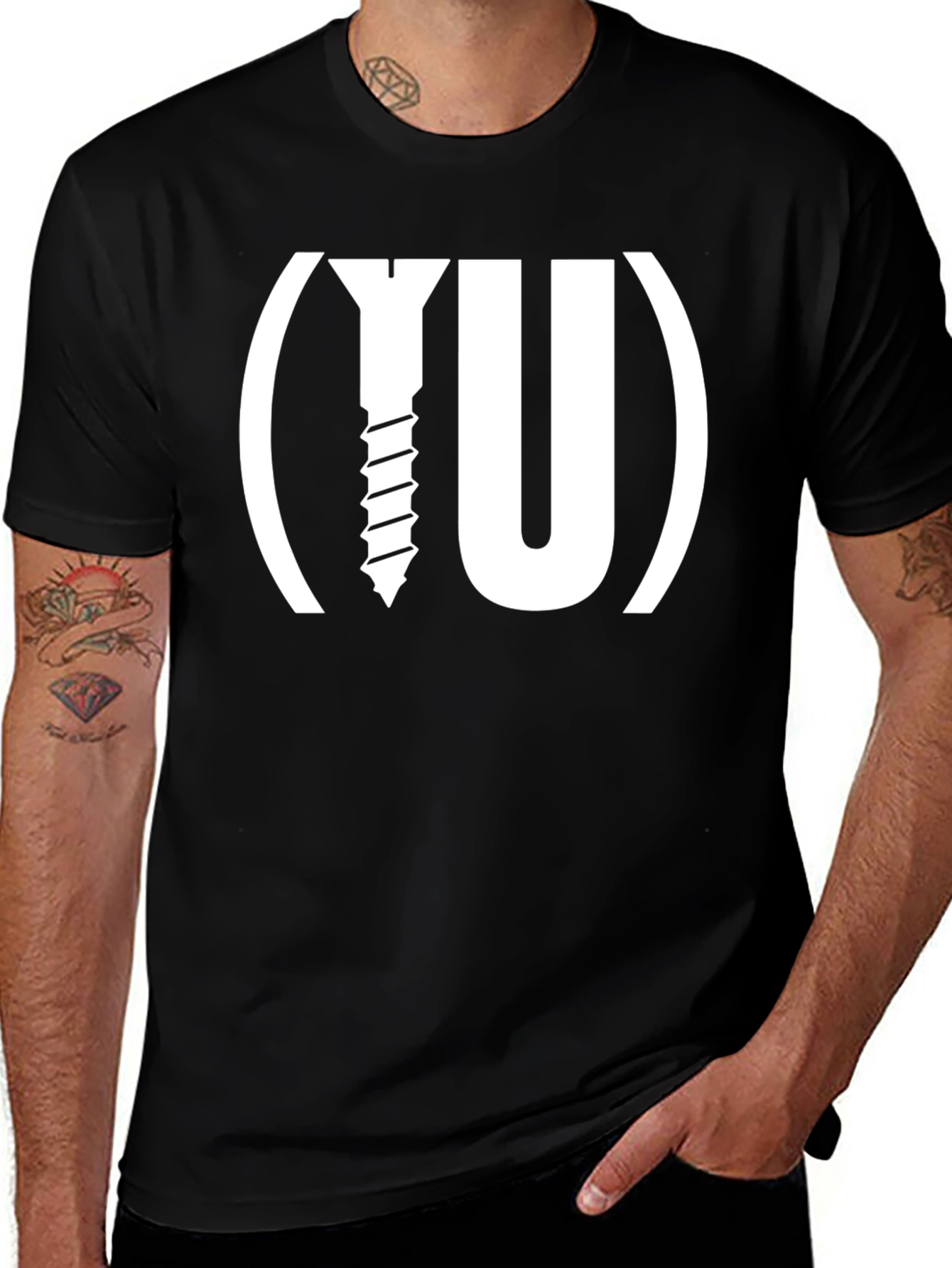 Variant 10 of Screw You T-Shirt - Funny Graphic Tee for Men