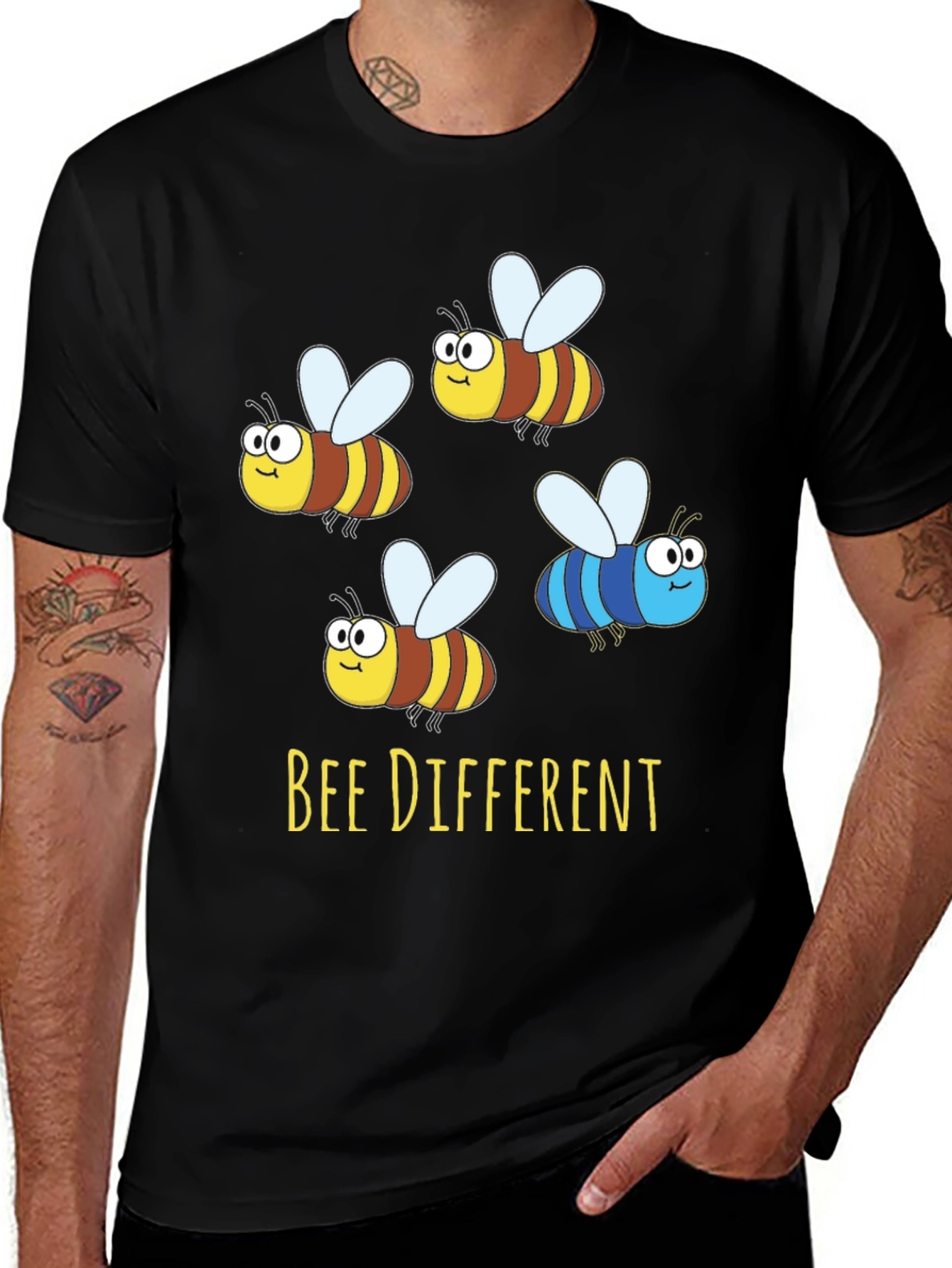 Bee Different T-Shirt: Unique Graphic Tee