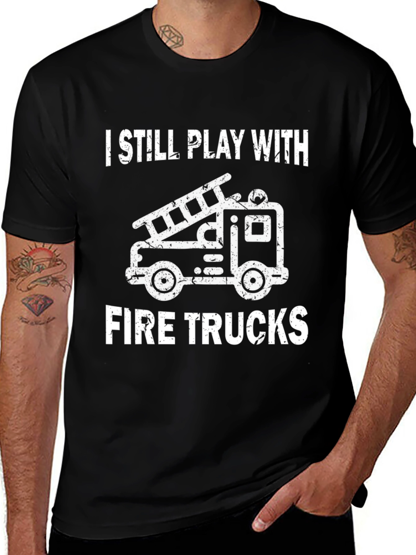 Variant 6 of Fire Truck T-Shirt - Play with Fire Trucks